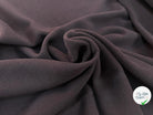 LAINAGE MANTEAU STRIE MARRON CHOCOLAT 80% LAINE RECYLCEE - My Little Coupon