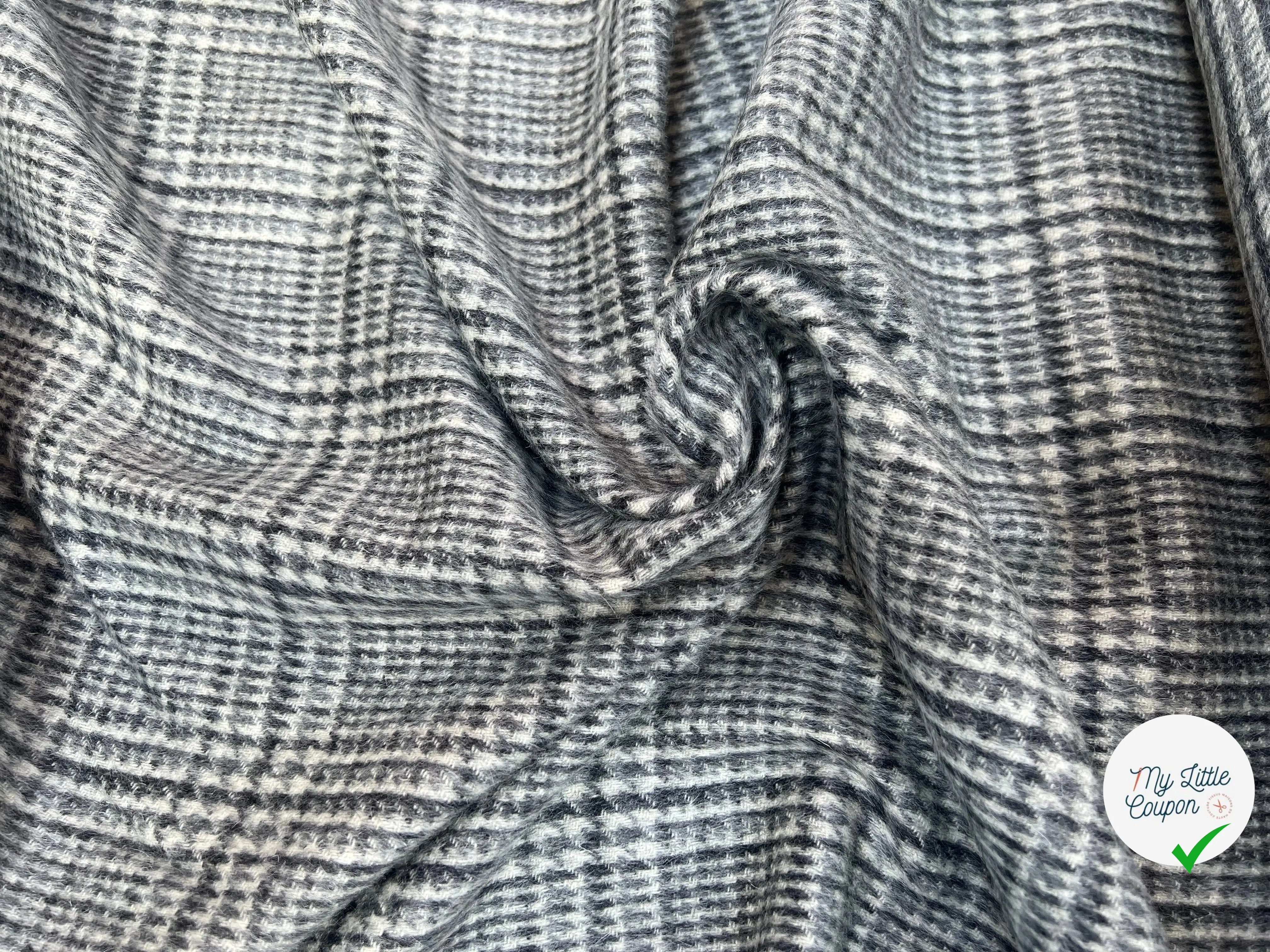 LAINAGE MANTEAU SUBLIME PRINCE DE GALLES SAVOIR FAIRE FRANCAIS - My Little Coupon