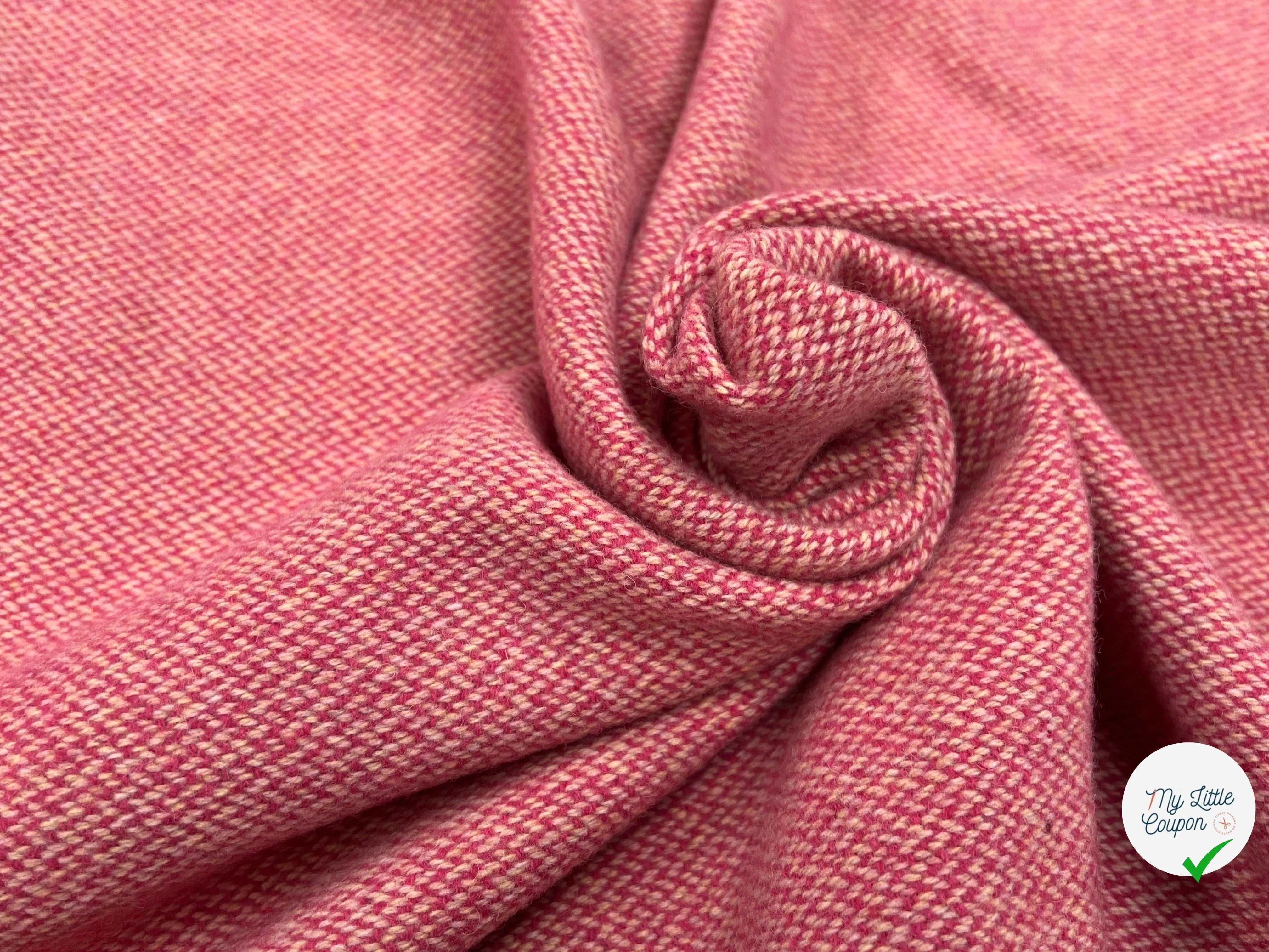 LAINAGE MANTEAU TISSÉ ROSE BEIGE JAUNE - My Little Coupon