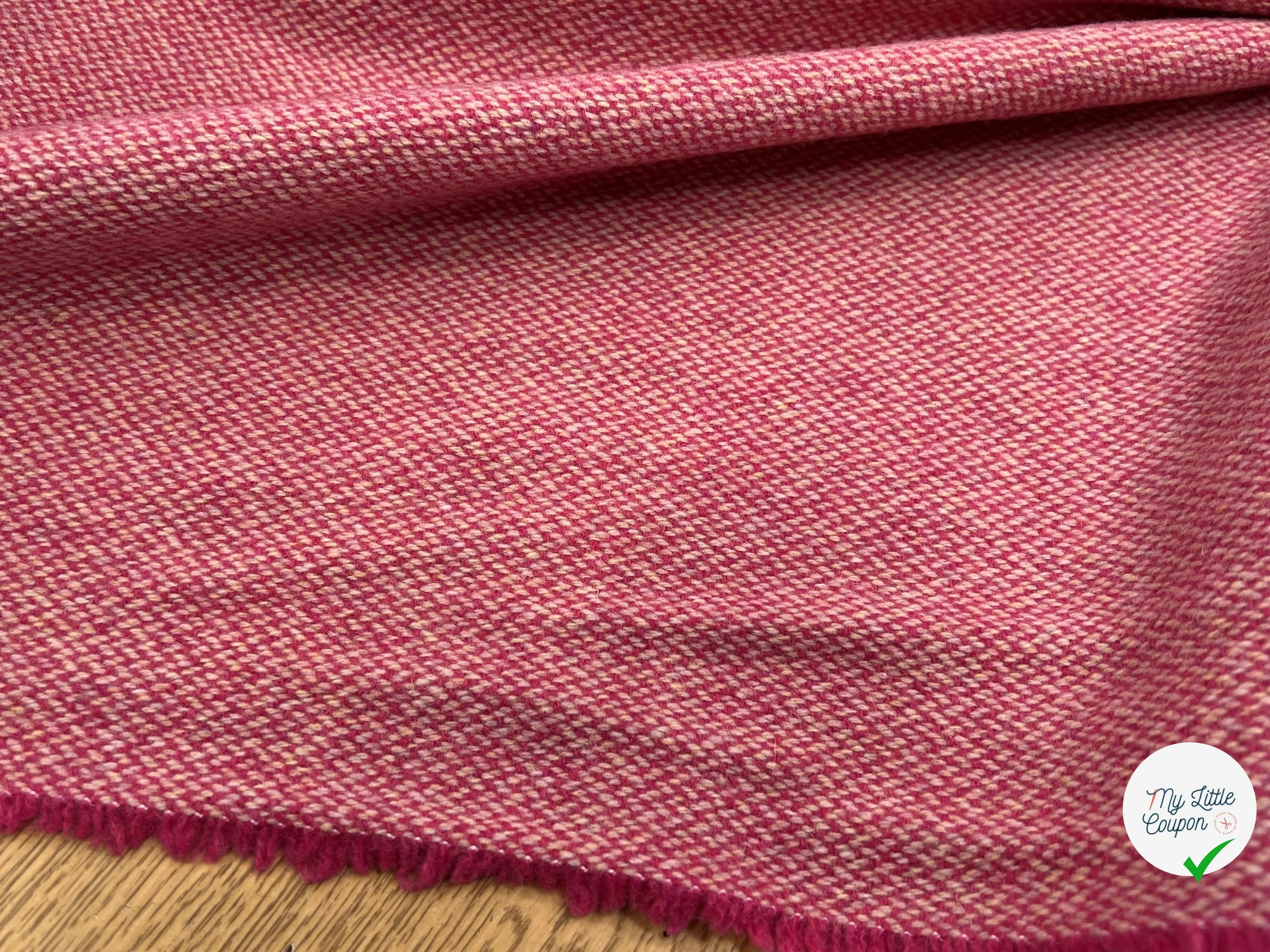 LAINAGE MANTEAU TISSÉ ROSE BEIGE JAUNE - My Little Coupon