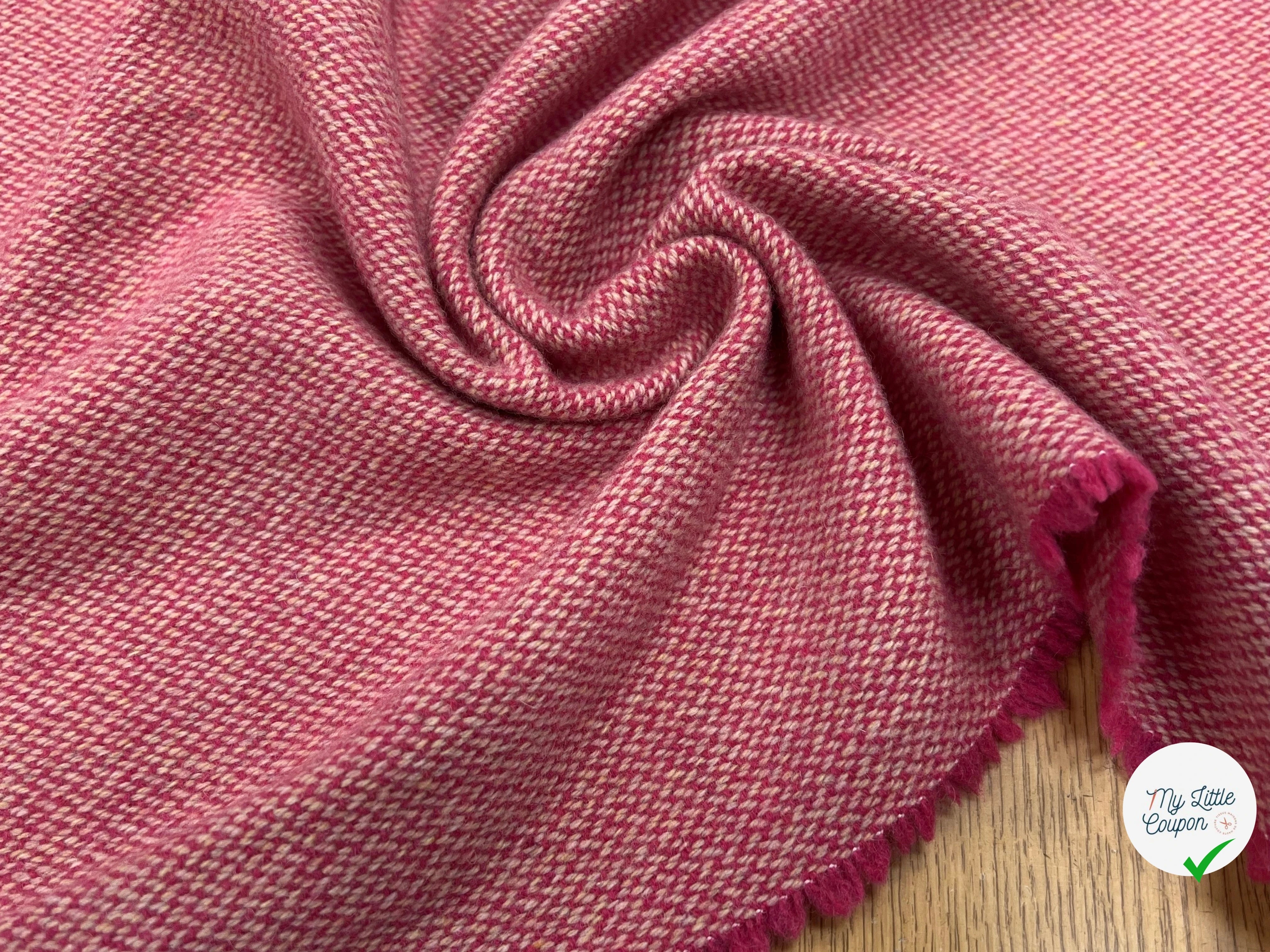 LAINAGE MANTEAU TISSÉ ROSE BEIGE JAUNE - My Little Coupon