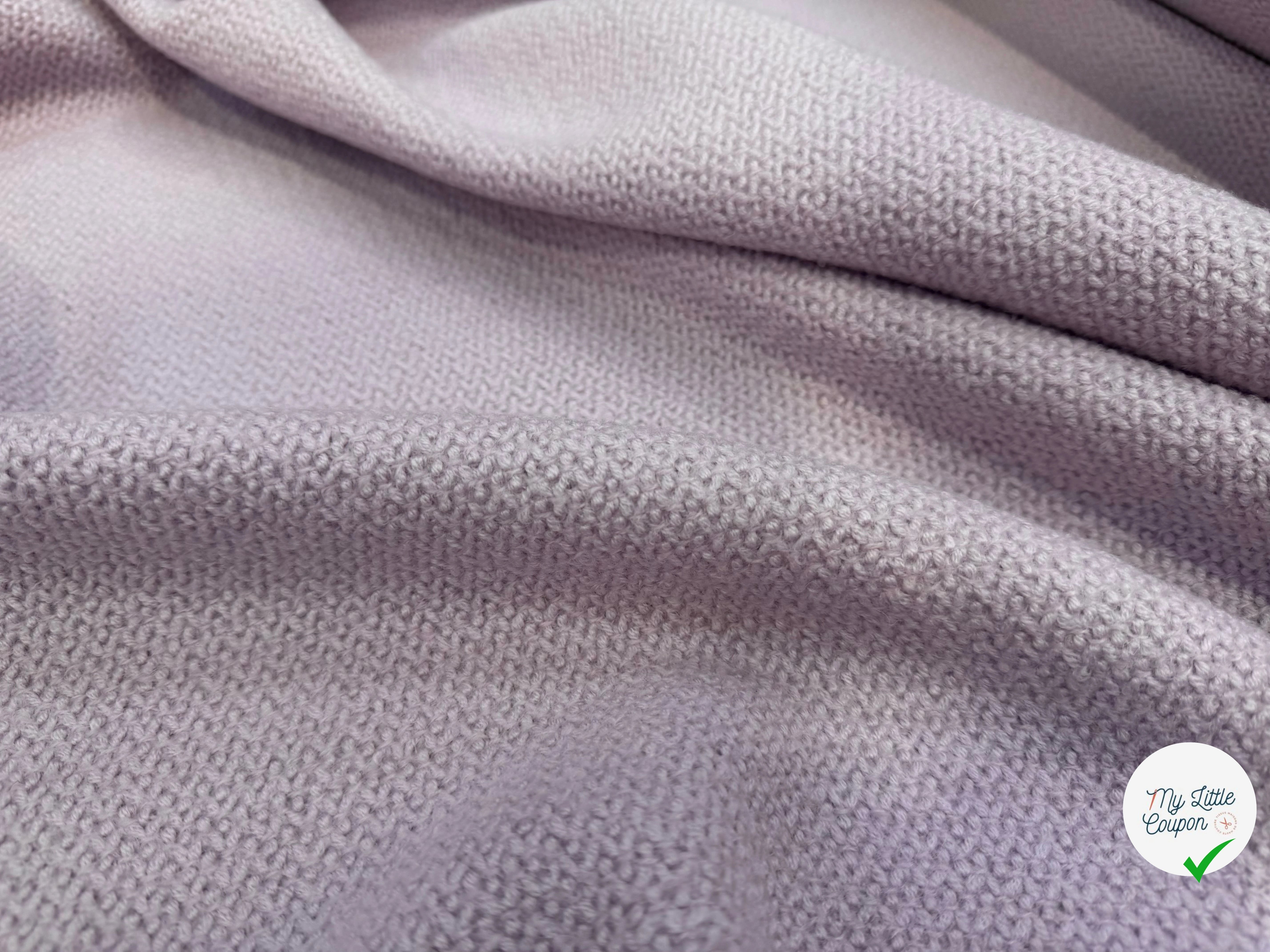 LAINAGE MANTEAU TRICOT LAVANDE CLAIRE 100% LAINE VIERGE - My Little Coupon