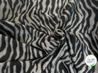LAINAGE MANTEAU ZÉBRÉ NOIR ET GRIS - My Little Coupon