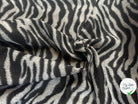 LAINAGE MANTEAU ZÉBRÉ NOIR ET GRIS - My Little Coupon