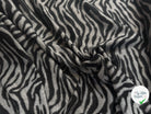 LAINAGE MANTEAU ZÉBRÉ NOIR ET GRIS - My Little Coupon