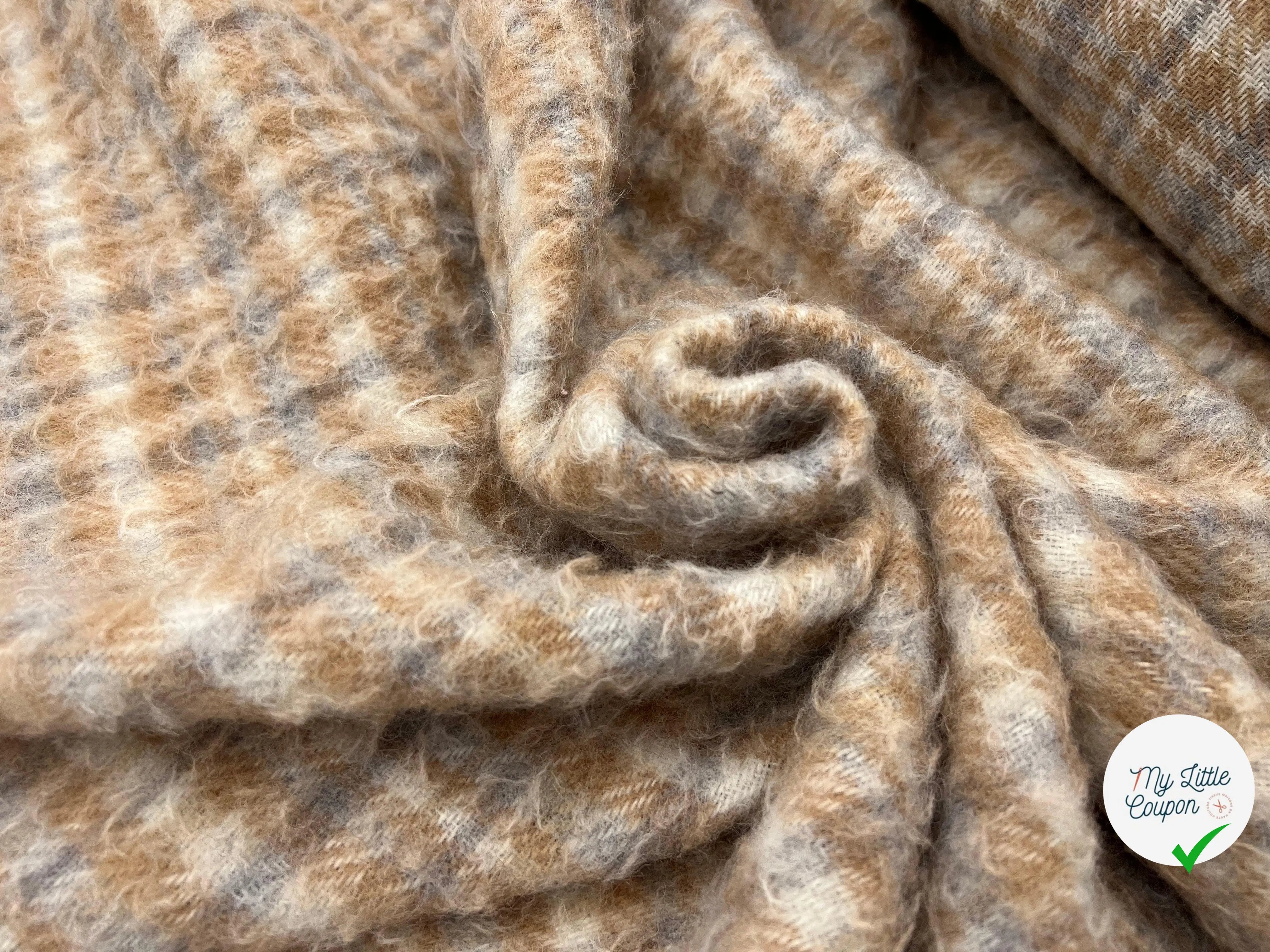 LAINAGE MANTEAUX MOELLEUX HONEY PIE - My Little Coupon - tissu - coudre