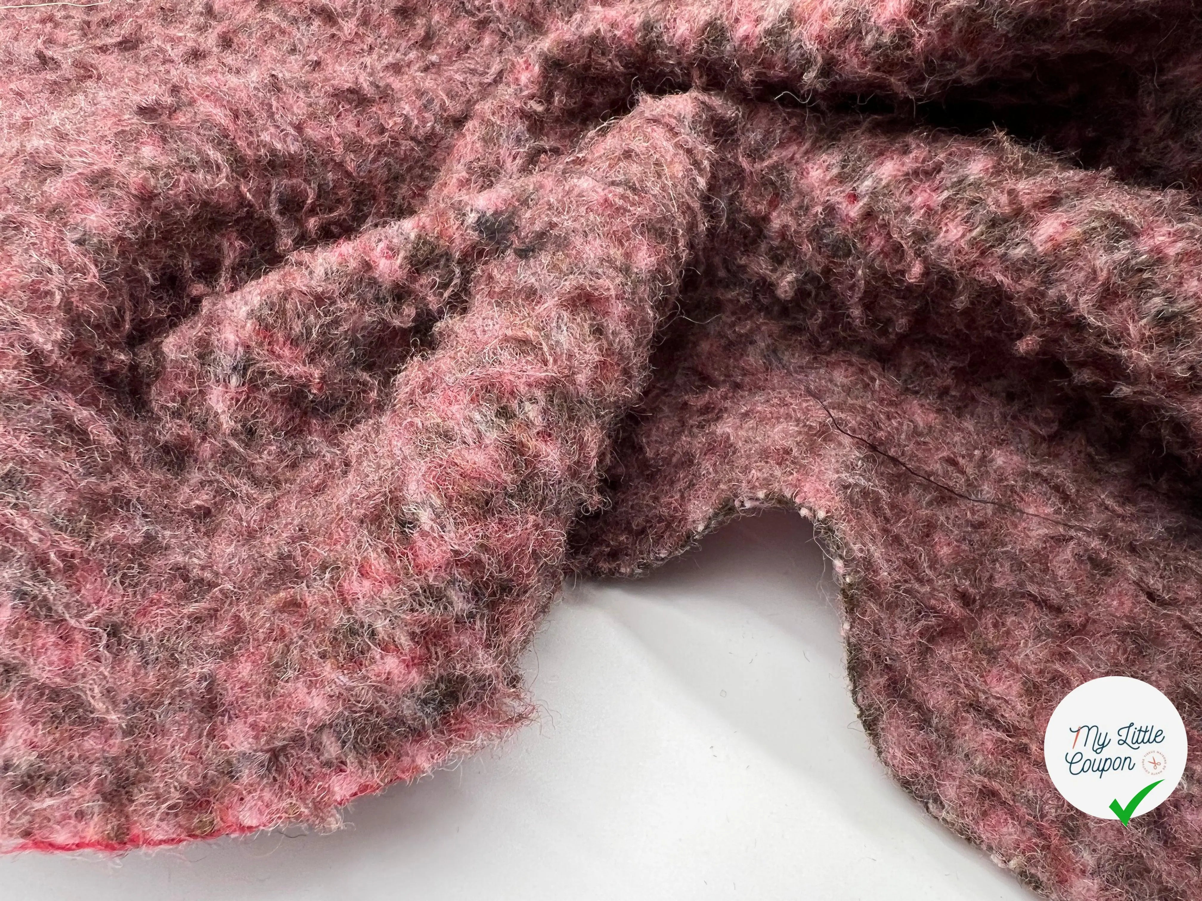 LAINAGE MOELLEUX ENVIE DE FRAMBOISE - My Little Coupon - tissu - coudre