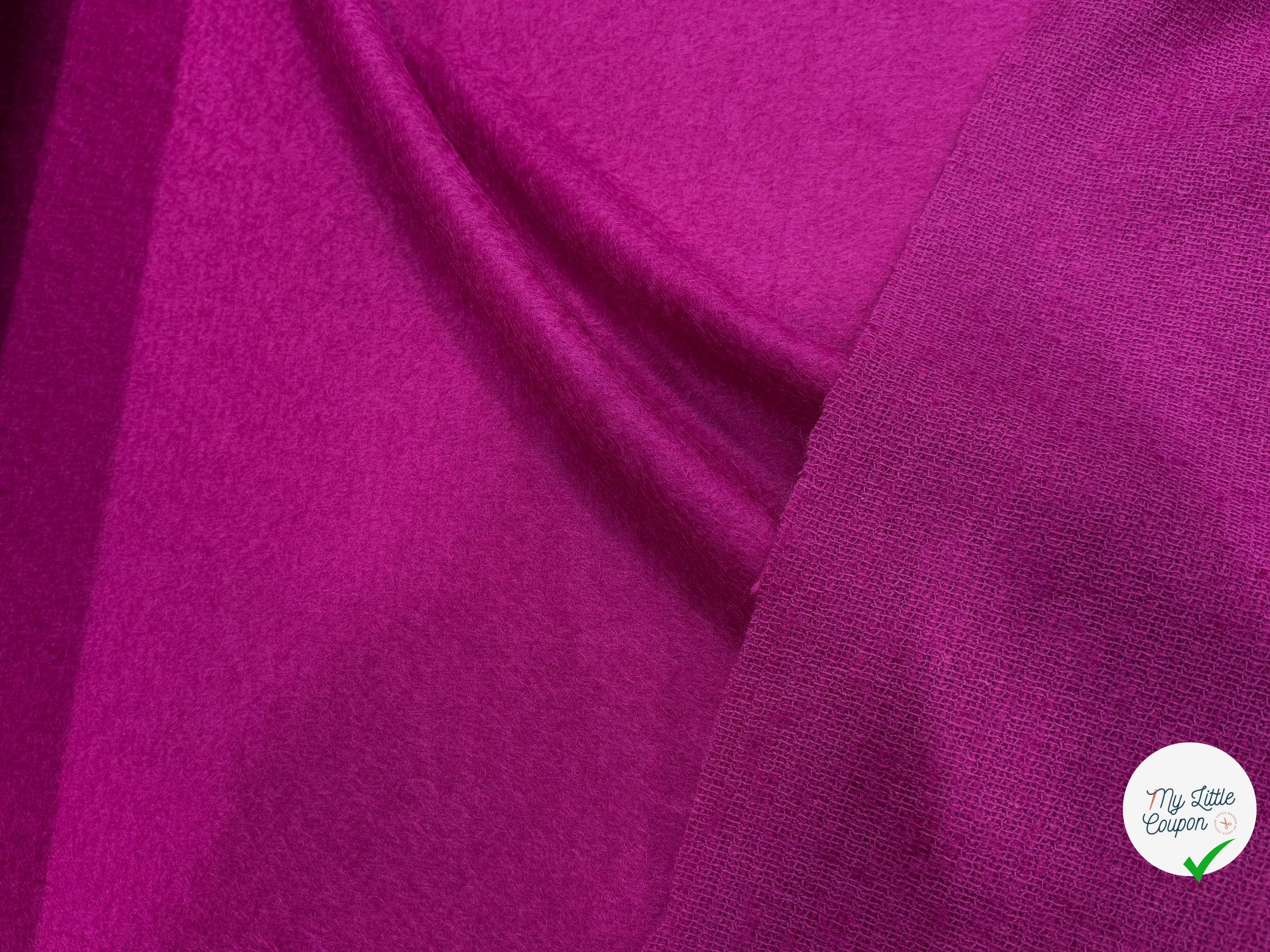 LAINAGE MOHAIR ET LAINE VIERGE ROSE FUCHSIA ULTRA CHIC - My Little Coupon