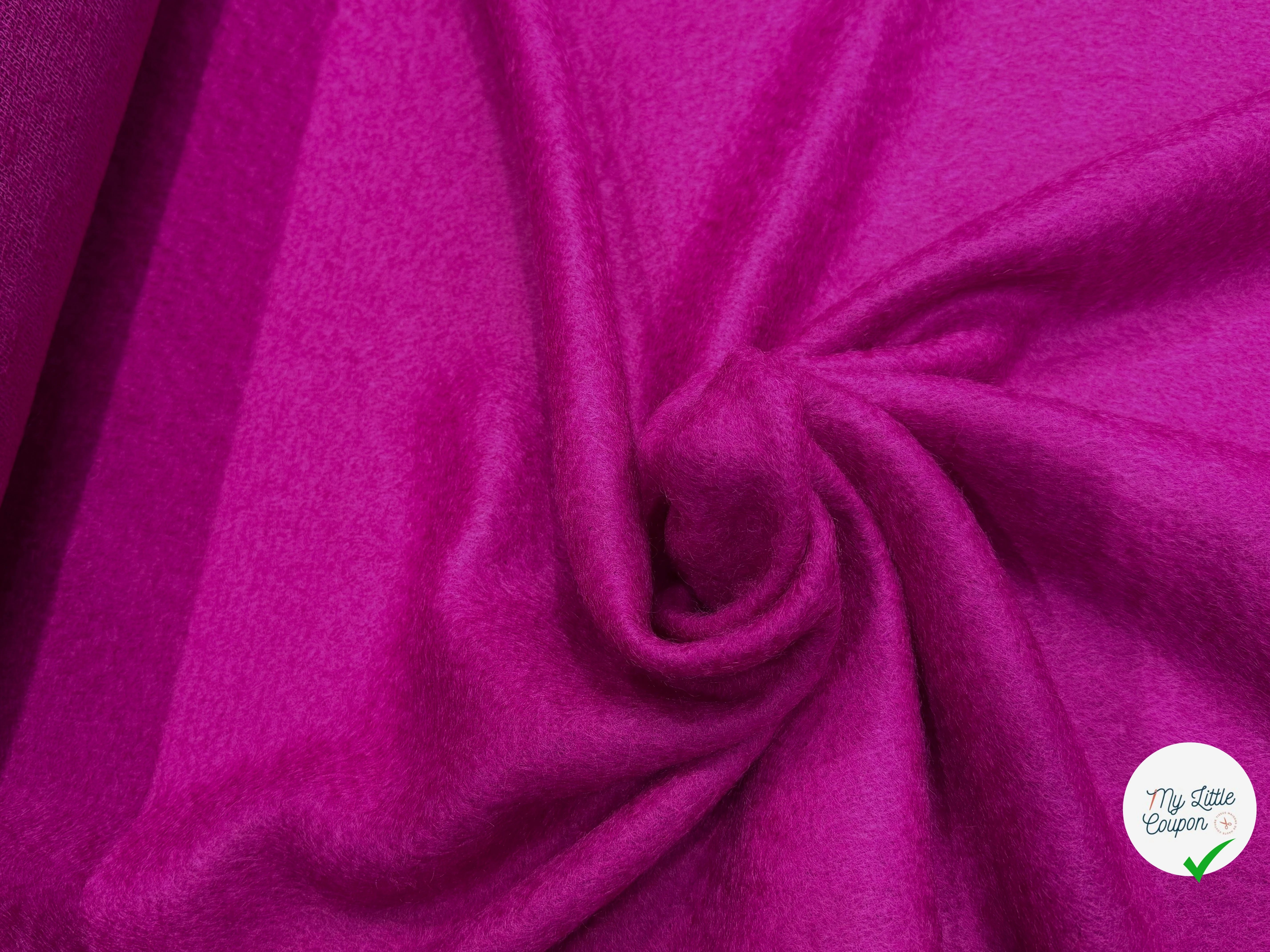 LAINAGE MOHAIR ET LAINE VIERGE ROSE FUCHSIA ULTRA CHIC - My Little Coupon