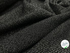 LAINAGE NOIR SCINTILLEMENT MÉTAL - My Little Coupon - tissu - coudre