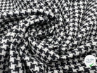 LAINAGE PIED DE COQ NOIR ET BLANC - My Little Coupon - tissu - coudre
