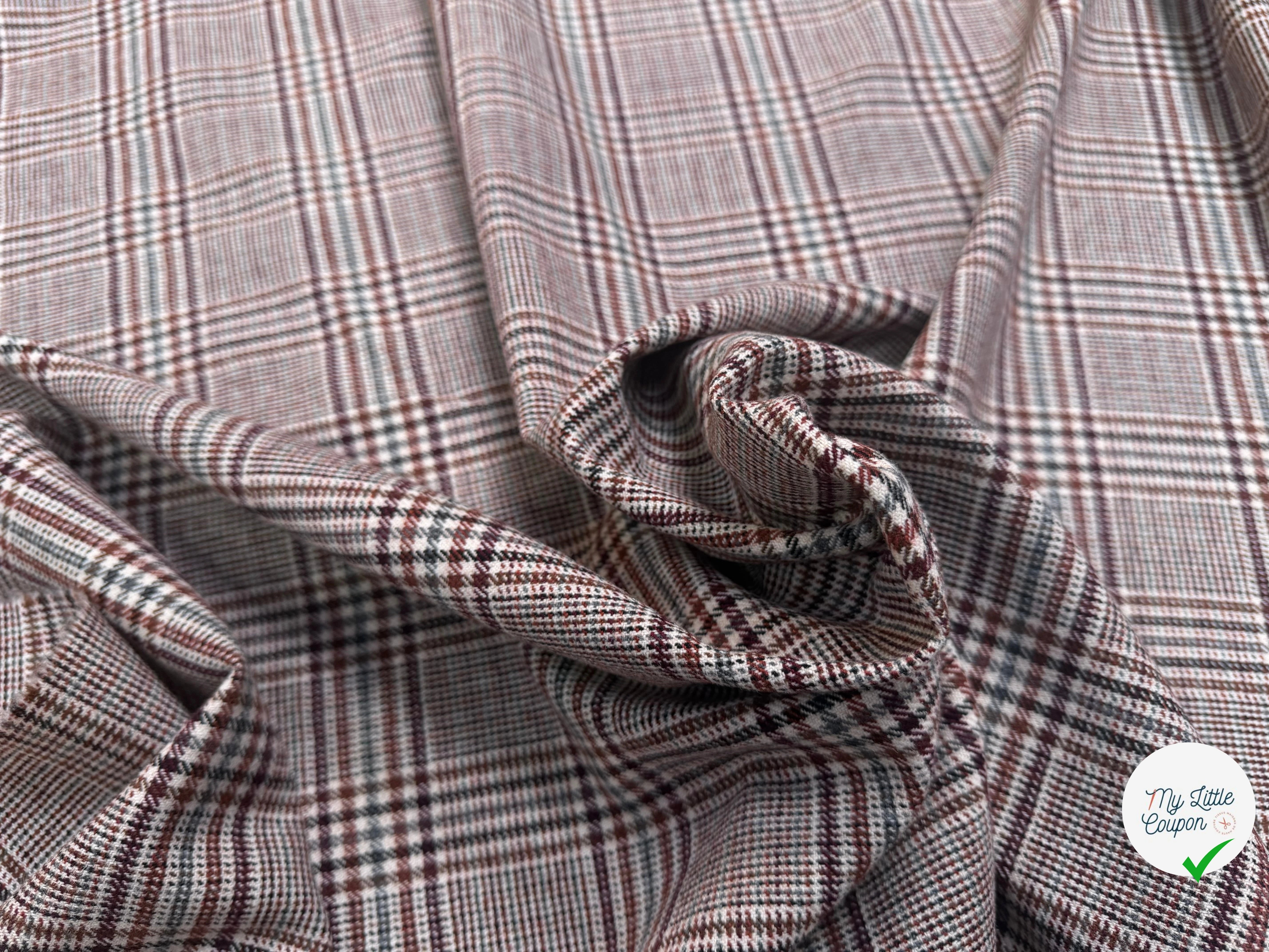 LAINAGE PRINCE DE GALLES COULEURS D'AUTOMNE - My Little Coupon