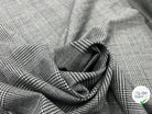 LAINAGE PRINCE DE GALLES NOIR ET BLANC TRÈS DOUX - My Little Coupon - tissu - coudre