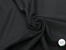 LAINAGE STRIÉE LOURDE NOIR 100% LAINE 130CM - My Little Coupon
