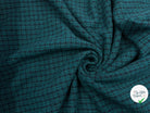 LAINAGE TRICOTÉ CARREAUX TRICOLORES 70% LAINE - My Little Coupon - tissu - coudre
