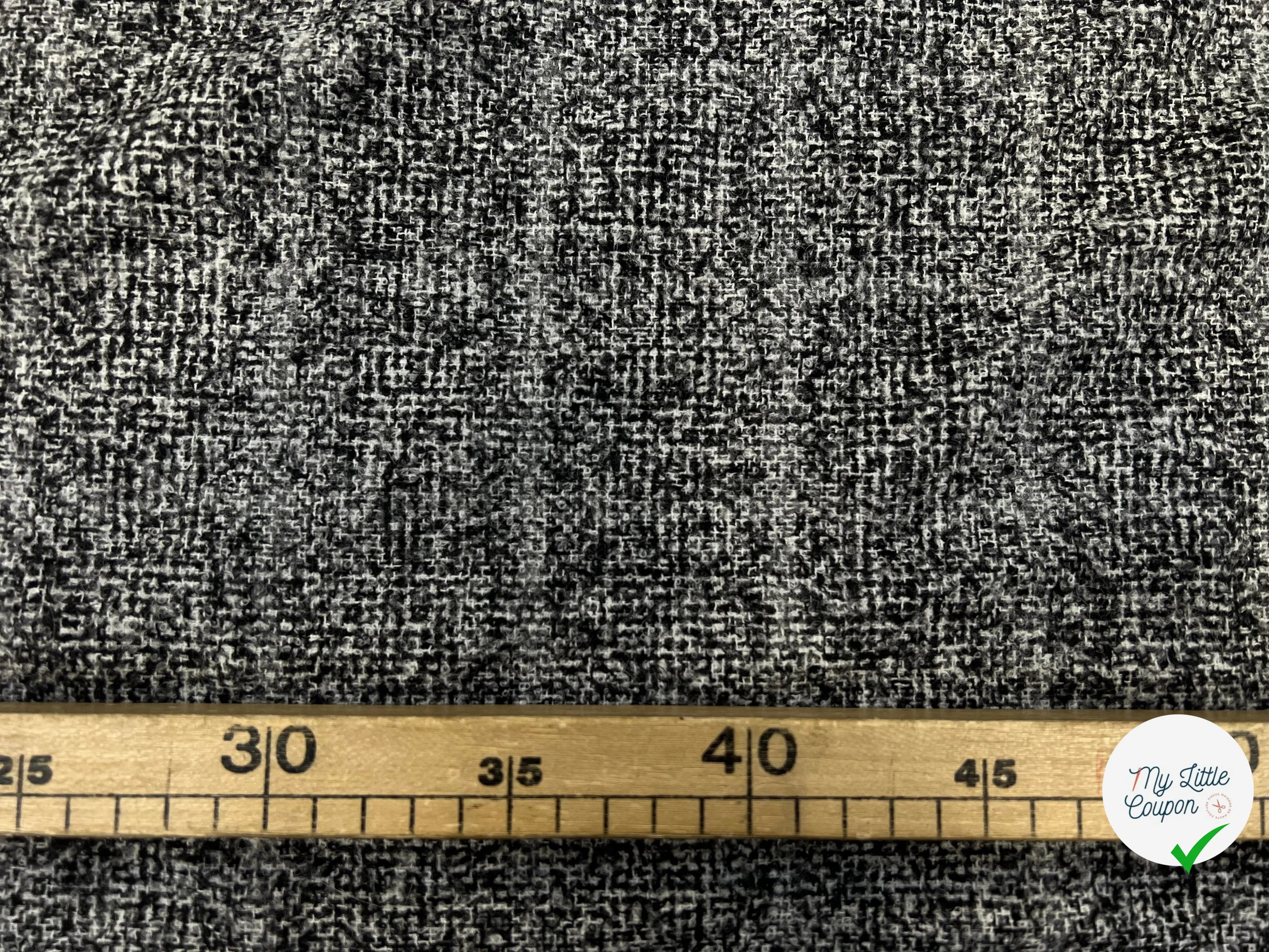 LAINAGE TWEED FANTASTIC BLACK AND WHITE MSO