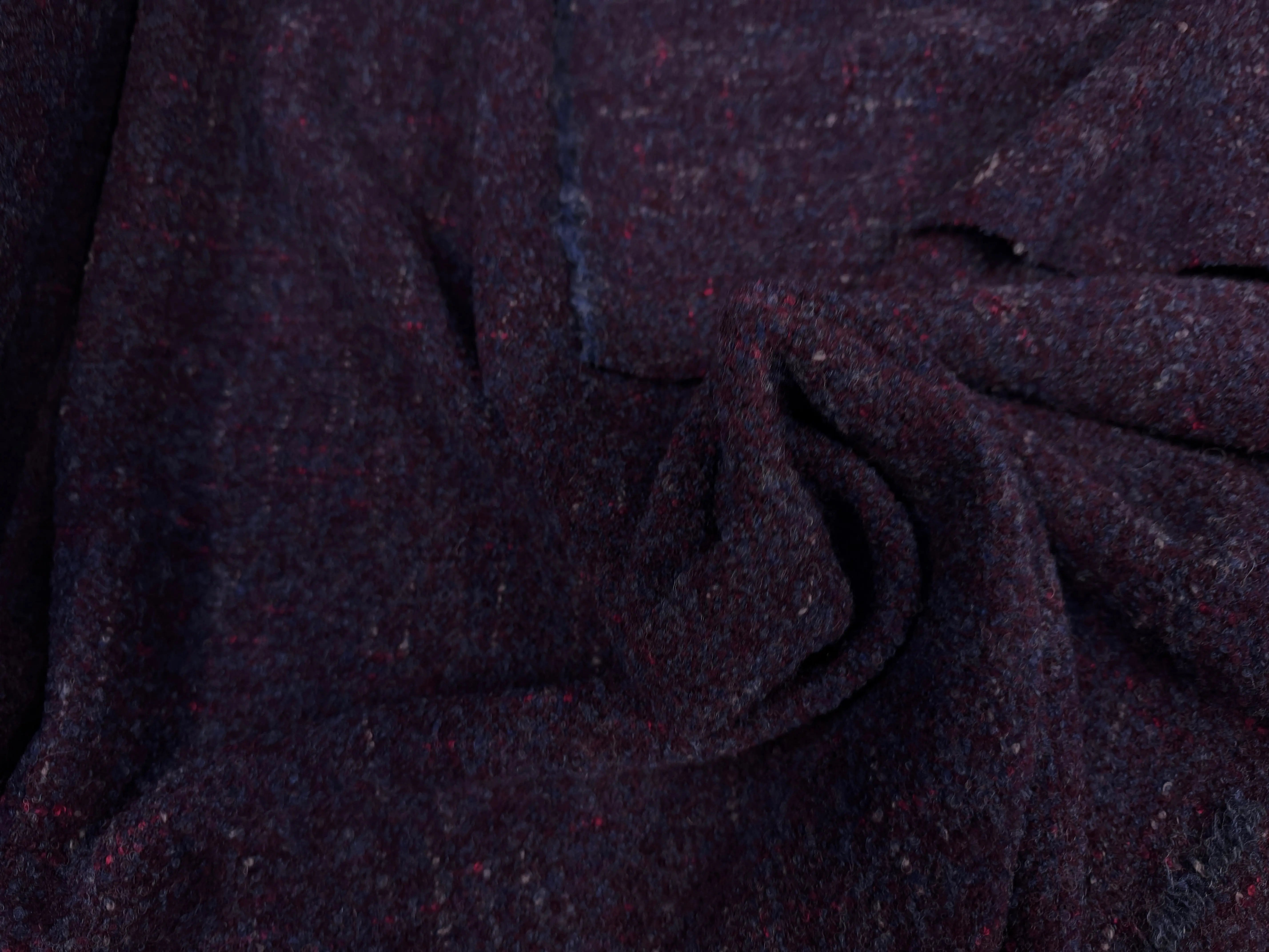 LAINAGE TWEED MOUCHETÉ VIOLET - My Little Coupon