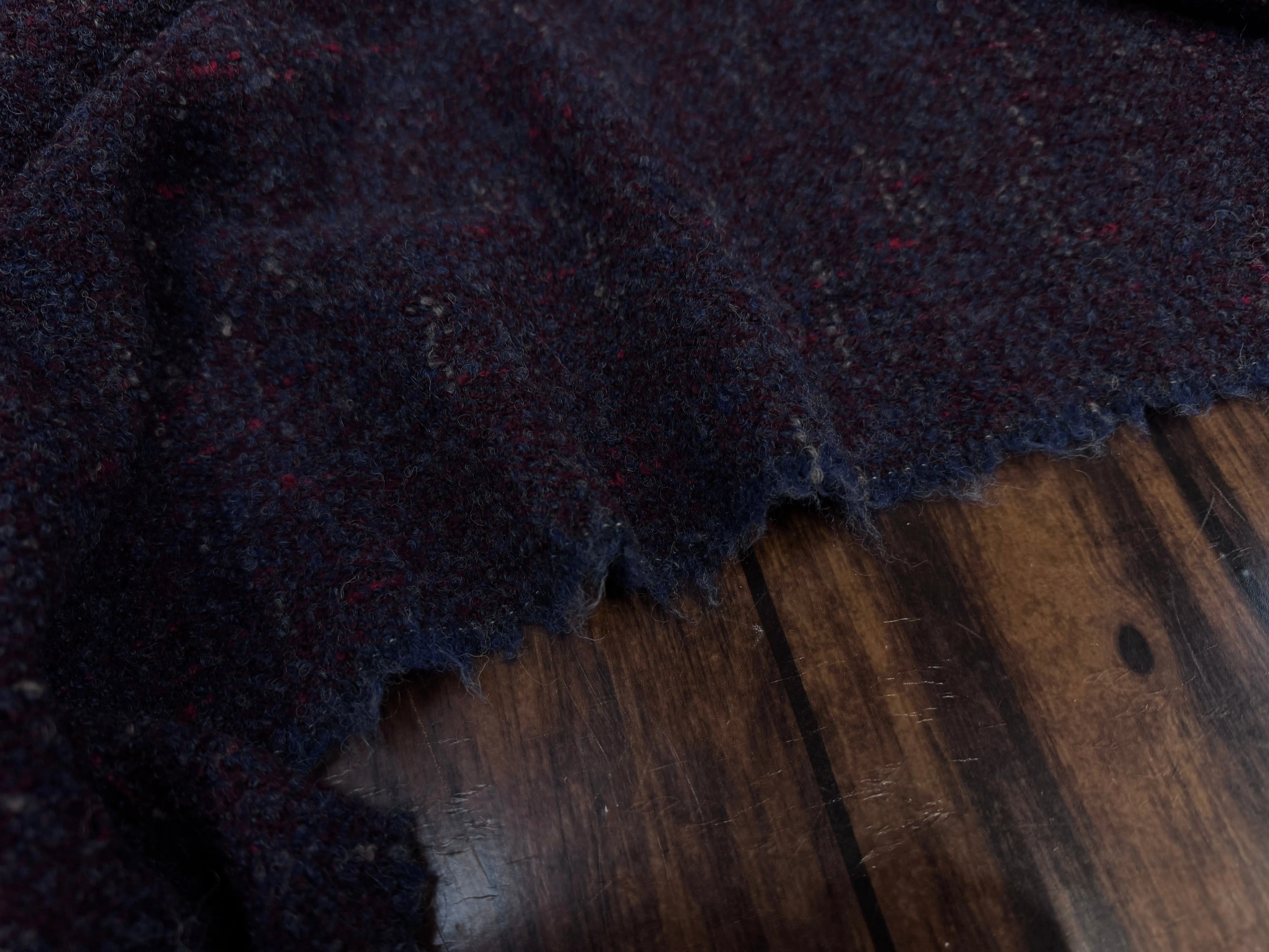 LAINAGE TWEED MOUCHETÉ VIOLET - My Little Coupon