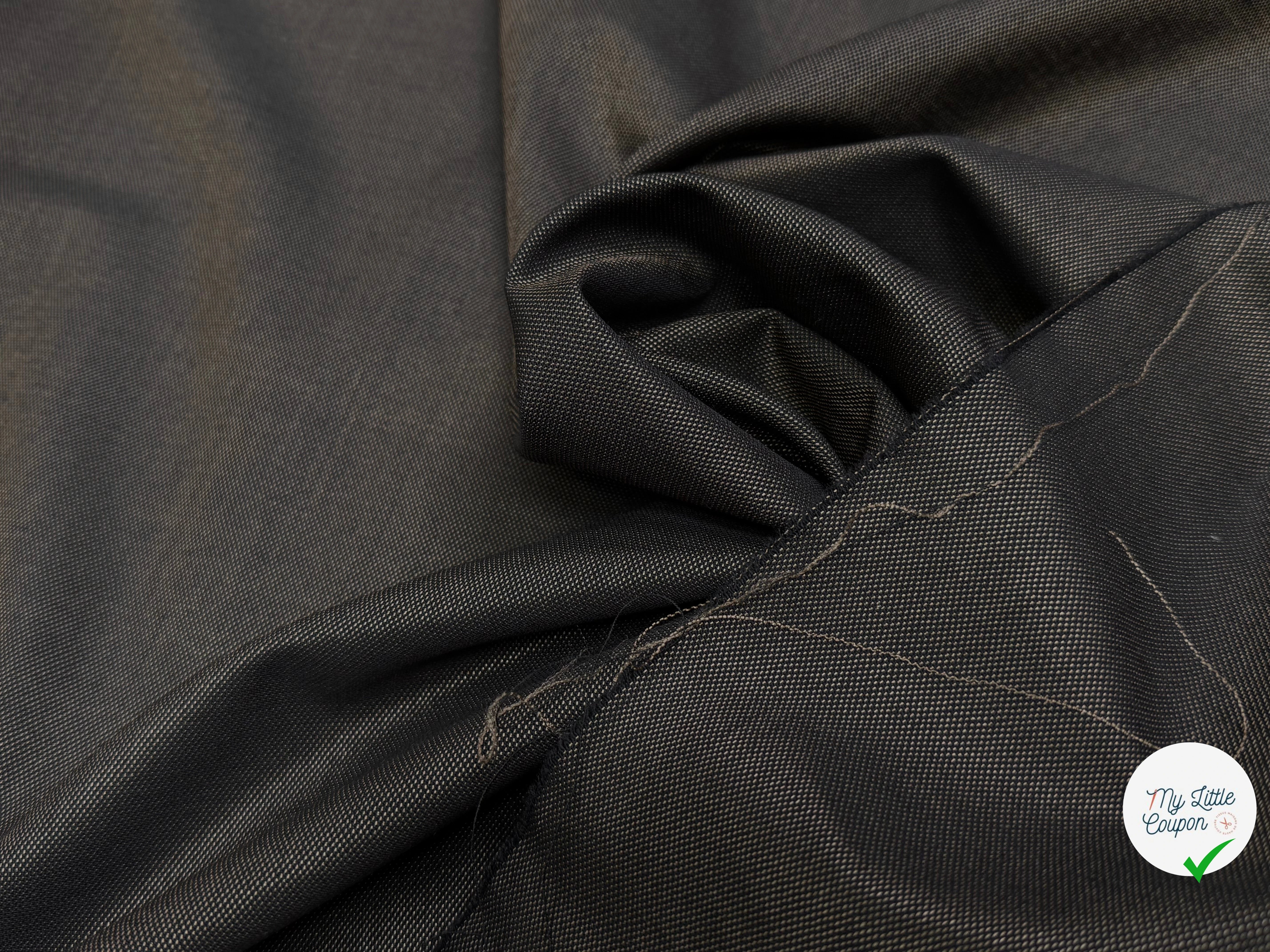 LAINE ACÉTATE MARRON TEXTURÉ LEGREMENT DORÉ - My Little Coupon