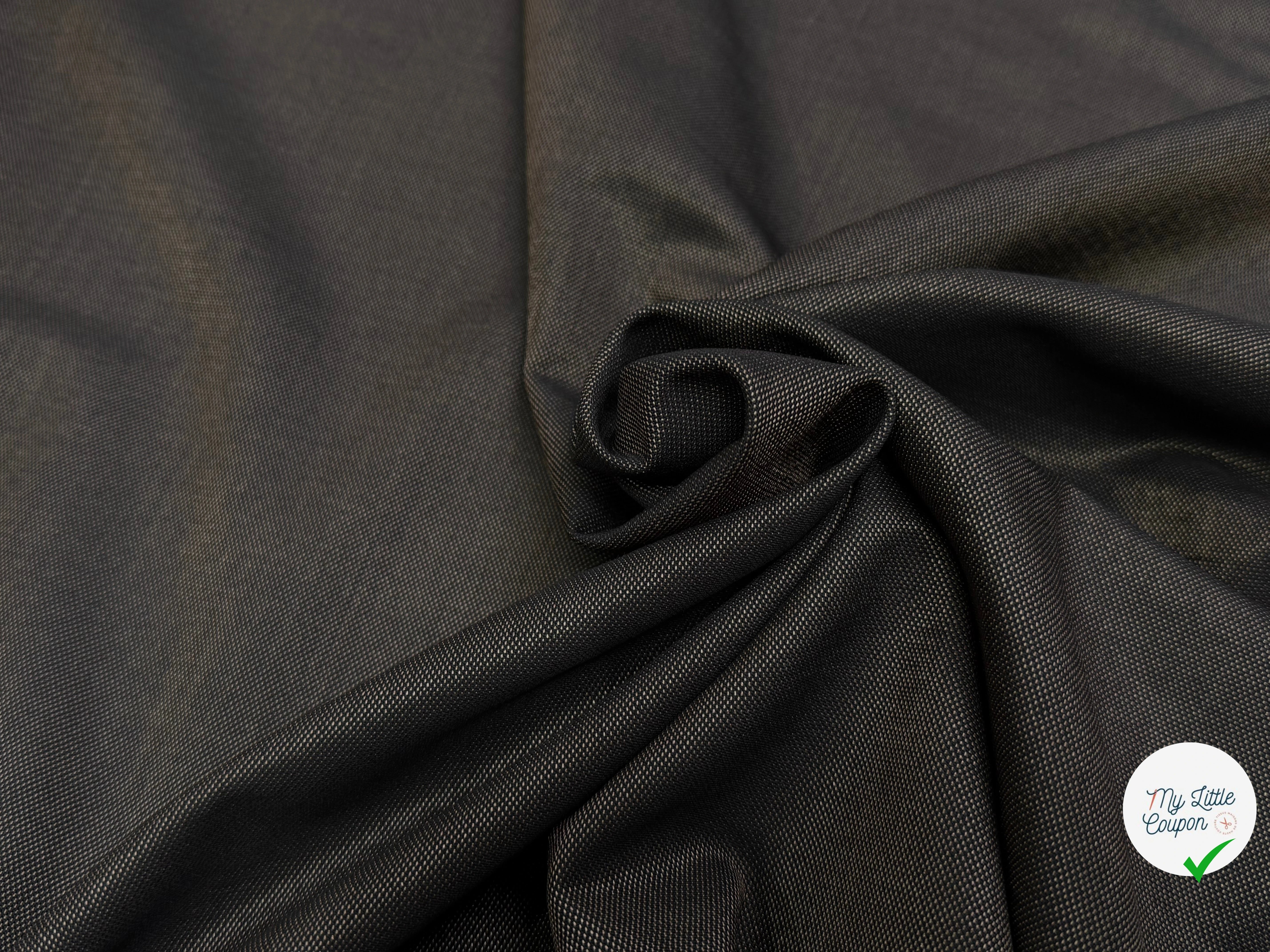 LAINE ACÉTATE MARRON TEXTURÉ LEGREMENT DORÉ - My Little Coupon