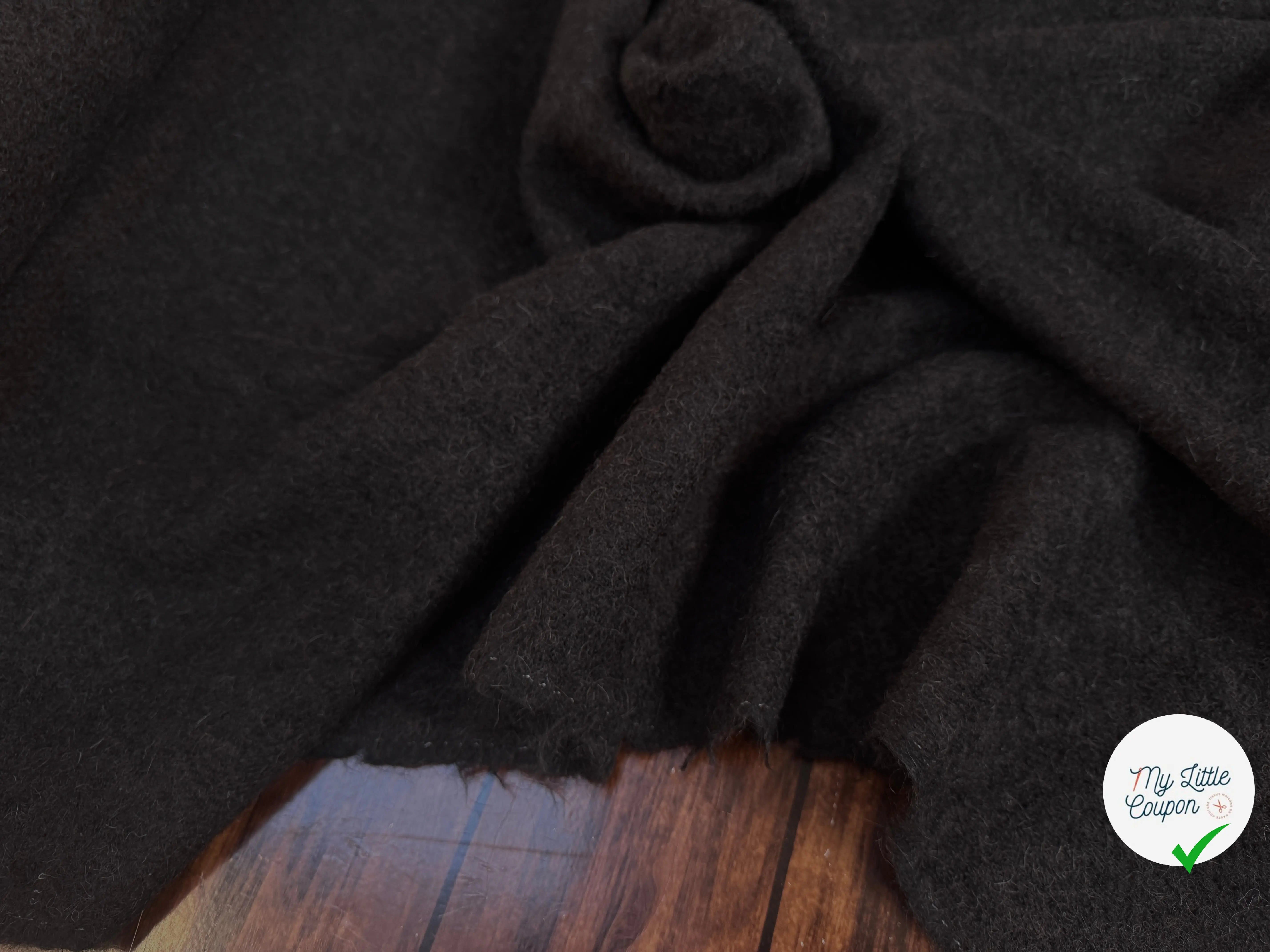 LAINE ALPAGA BOUCLE NOIRE 172168/2131 LANIFICIO FAISA TIFANY LINE - My Little Coupon