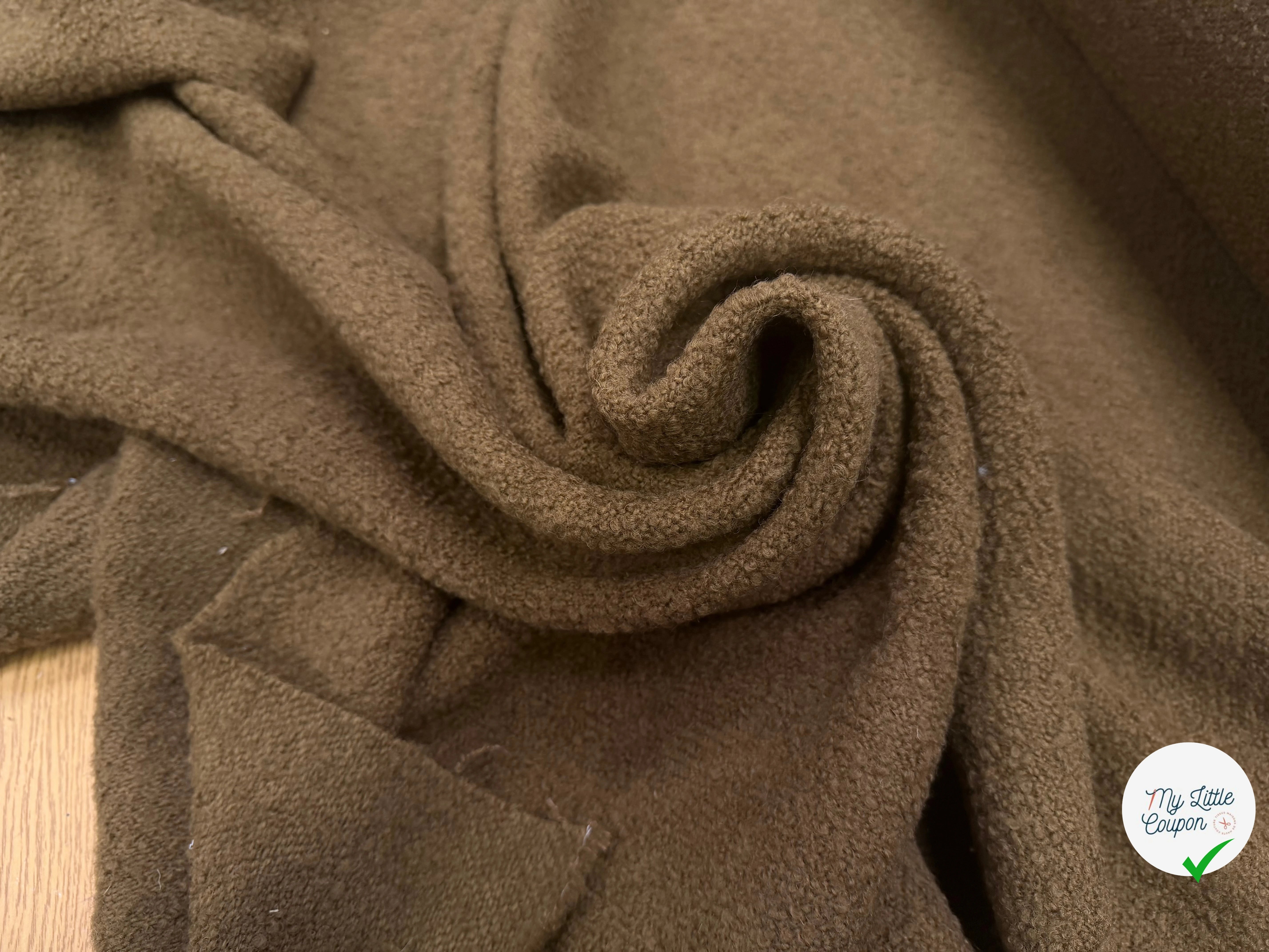 LAINE BOUCLETTE MARRON CLAIR DEL PRATO - My Little Coupon