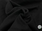LAINE BOUILLIE NOIR BLACK - coupon de tissu de 3 mètres - My Little Coupon - tissu - coudre