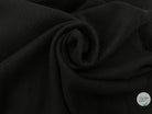 LAINE BOUILLIE NOIR BLACK - coupon de tissu de 3 mètres - My Little Coupon - tissu - coudre