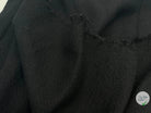 LAINE BOUILLIE NOIR BLACK - coupon de tissu de 3 mètres - My Little Coupon - tissu - coudre