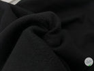 LAINE BOUILLIE NOIR BLACK - coupon de tissu de 3 mètres - My Little Coupon - tissu - coudre