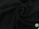 LAINE BOUILLIE NOIR BLACK - coupon de tissu de 3 mètres - My Little Coupon - tissu - coudre