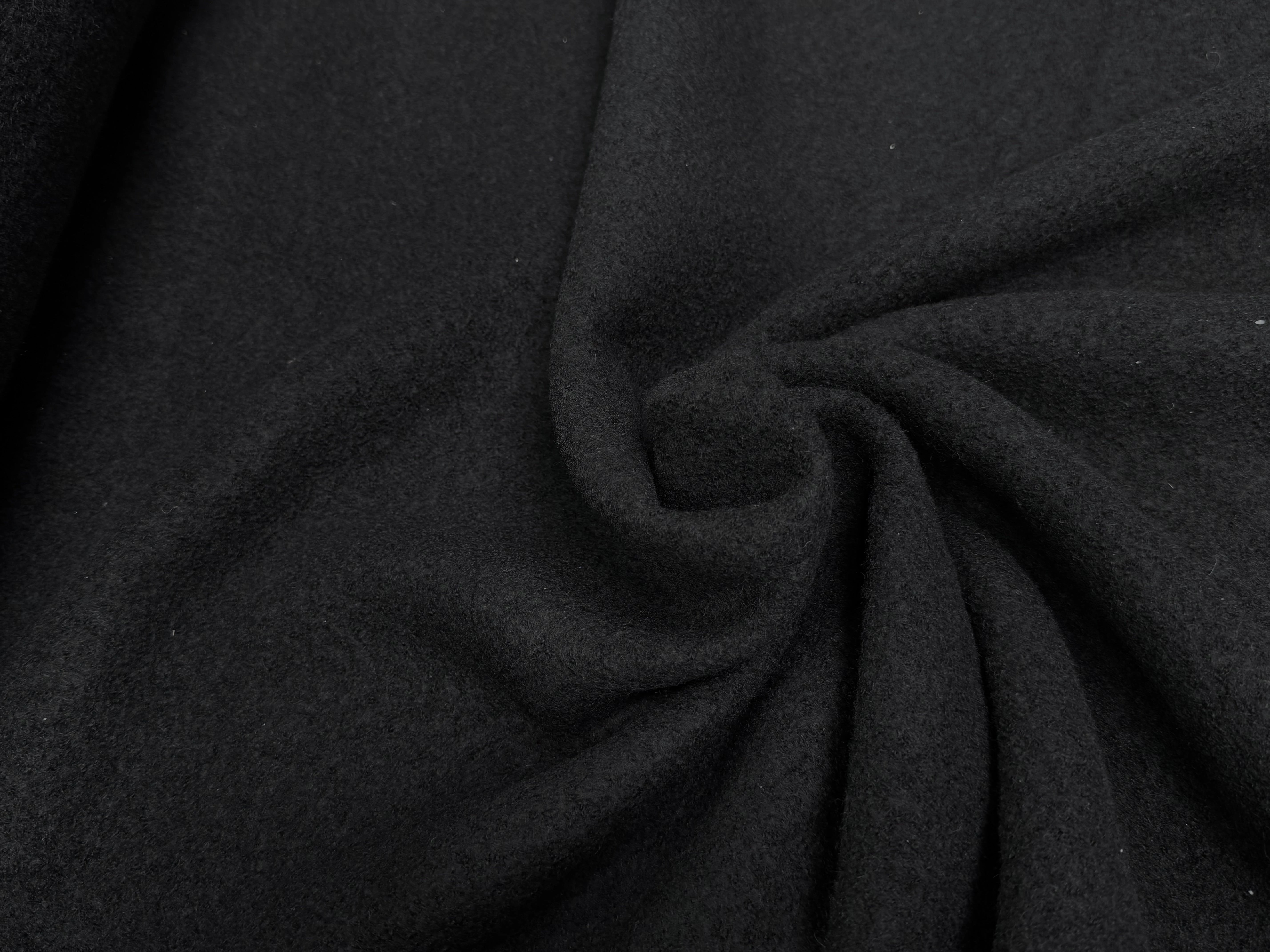 LAINE BOUILLIE NOIR STRETCH - My Little Coupon