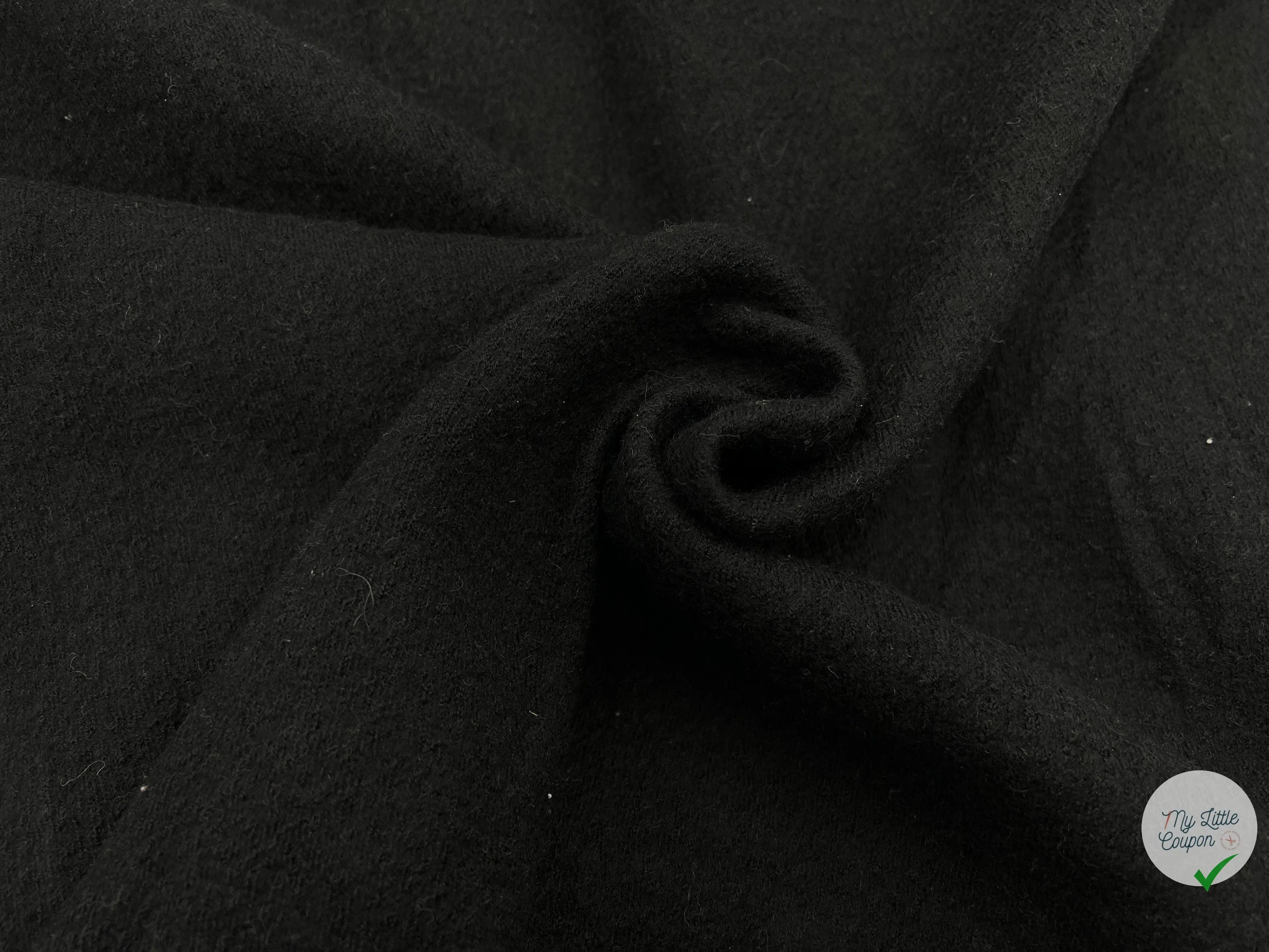 LAINE BOUILLIE NOIRE - My Little Coupon - tissu - coudre