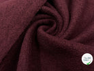 LAINE BOUILLIE PURE LAINE BORDEAUX - My Little Coupon - tissu - coudre