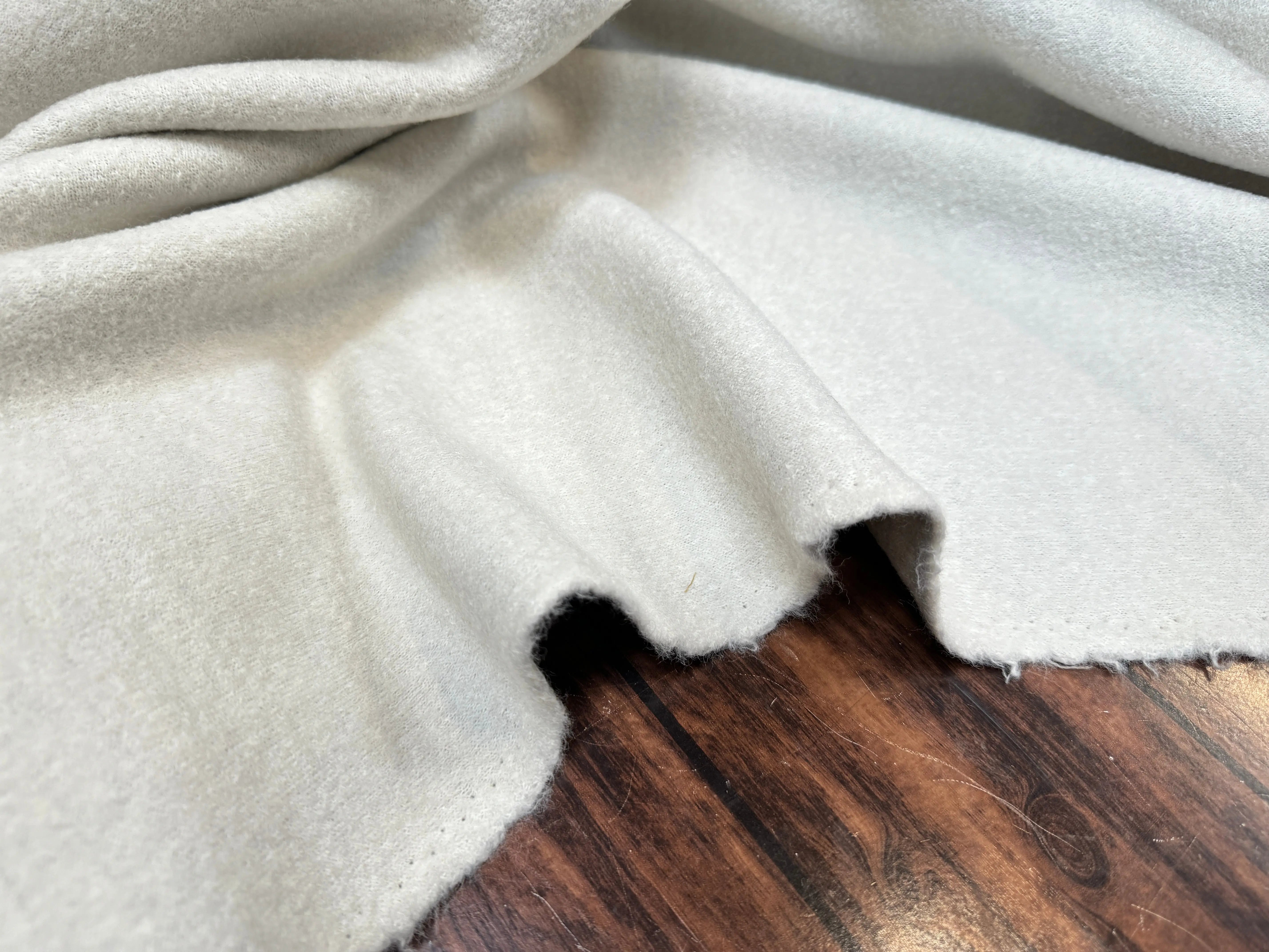 LAINE BOUILLIE RÉVERSIBLE BEIGE / BLANC CASSÉ - My Little Coupon