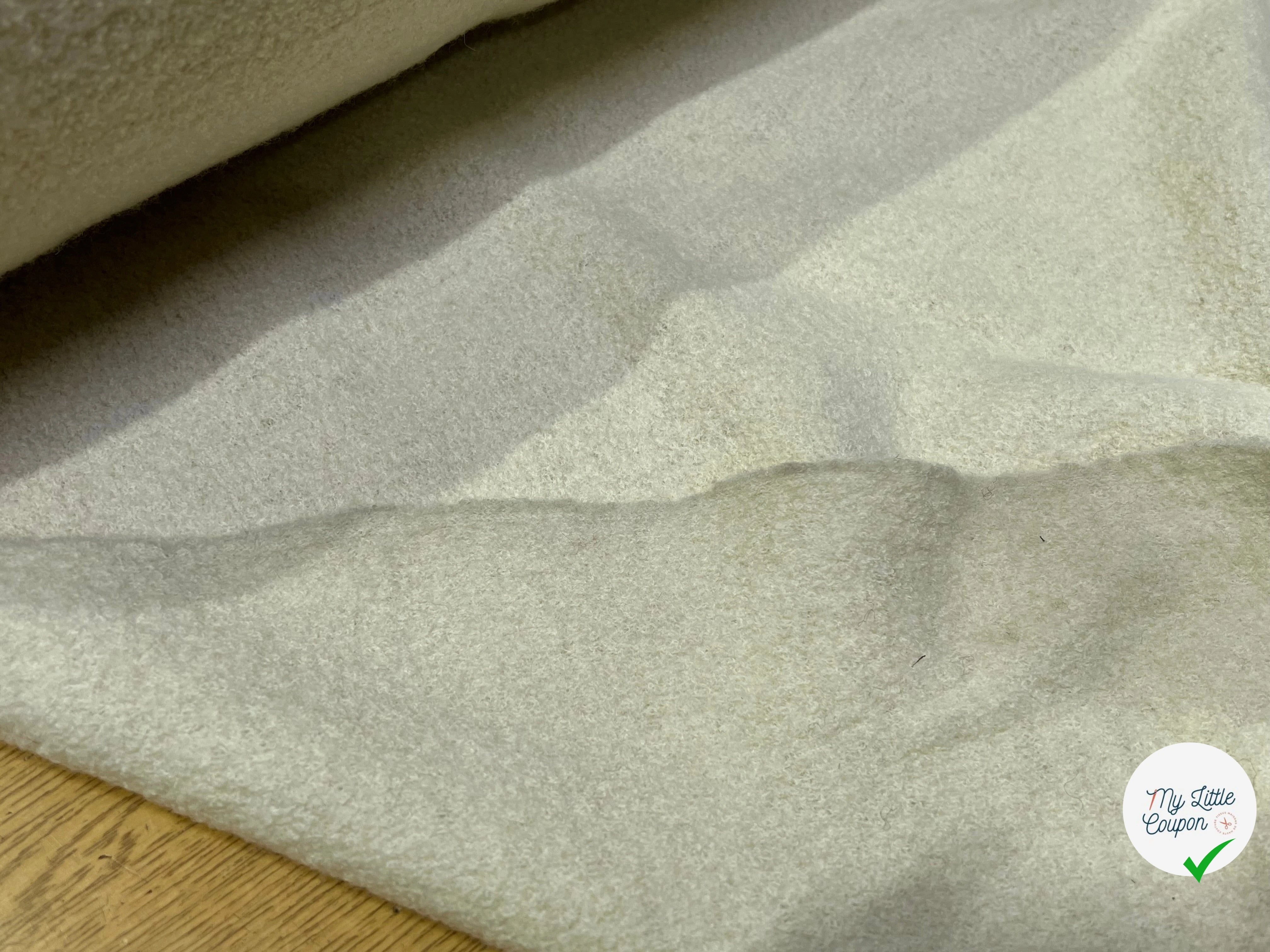 LAINE BOUILLIE TRICOT ÉCRU ULTRA STRETCH 120CM 100% LAINE - My Little Coupon