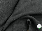 Tissu laine bouillie haute couture anthracite - tombé du tissu