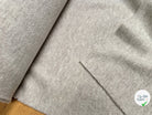 Tissu laine bouillie haute couture écru - tombé du tissu