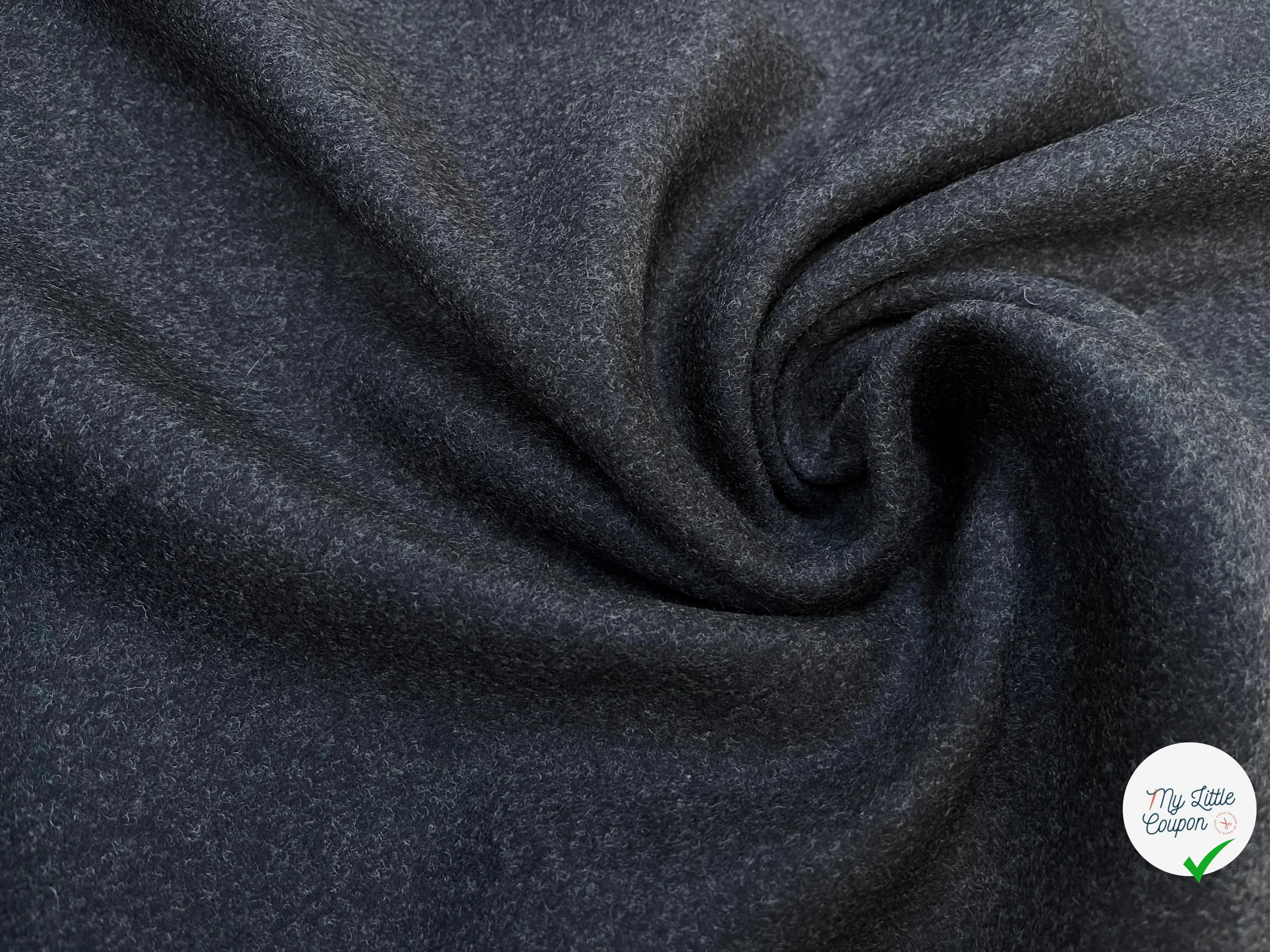 LAINE CABAN NOIR GRISÉ 100% LAINE - My Little Coupon