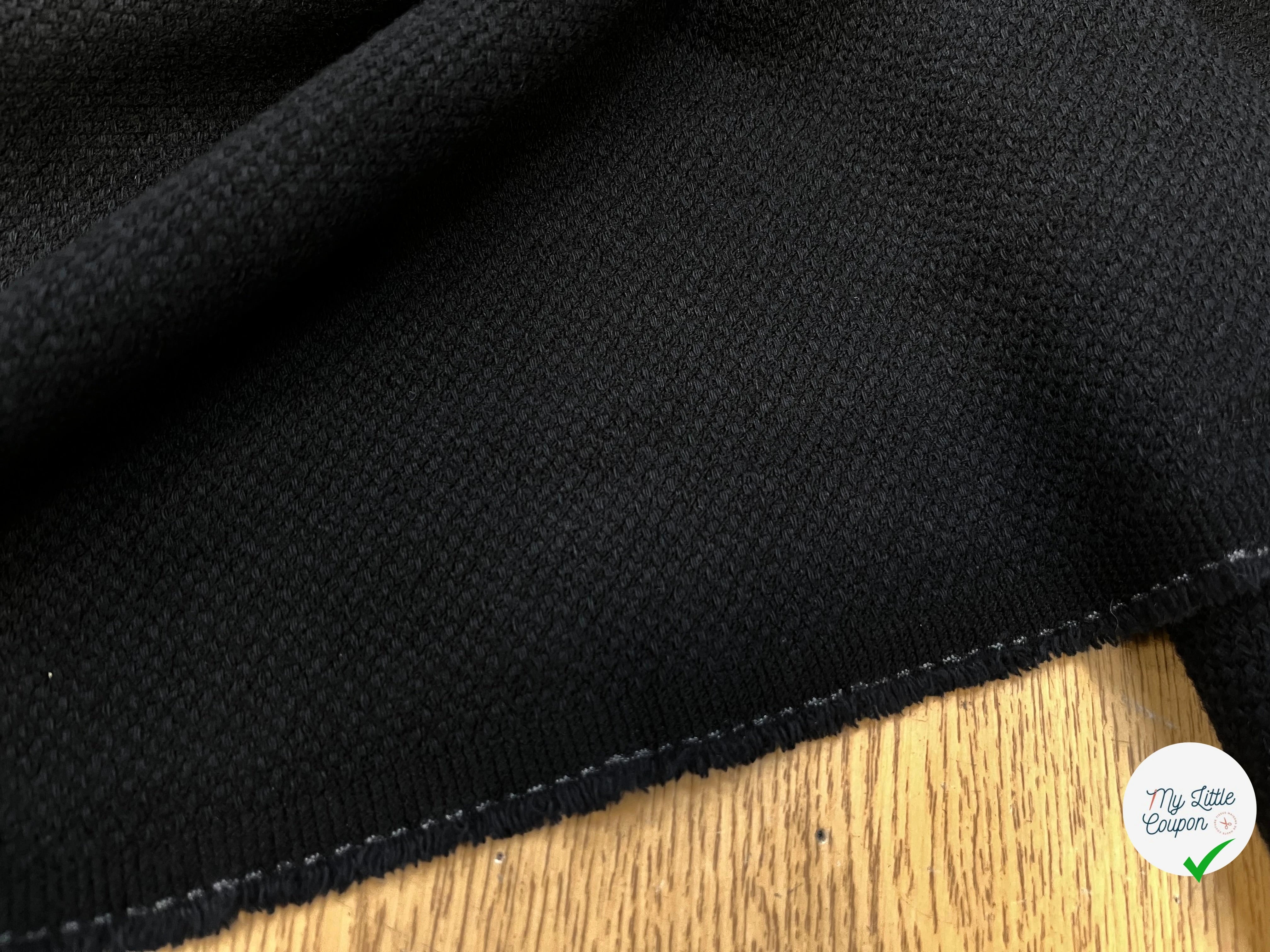 LAINE COTON CANEVAS NOIR 70% LAINE - My Little Coupon