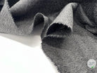 LAINE FLAMME NOIR ET BLANC - coupon de tissu de 3 mètres - My Little Coupon - tissu - coudre