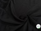 LAINE THERMOCOLLÉE NOIR LÉGÈREMENT STRETCH - My Little Coupon