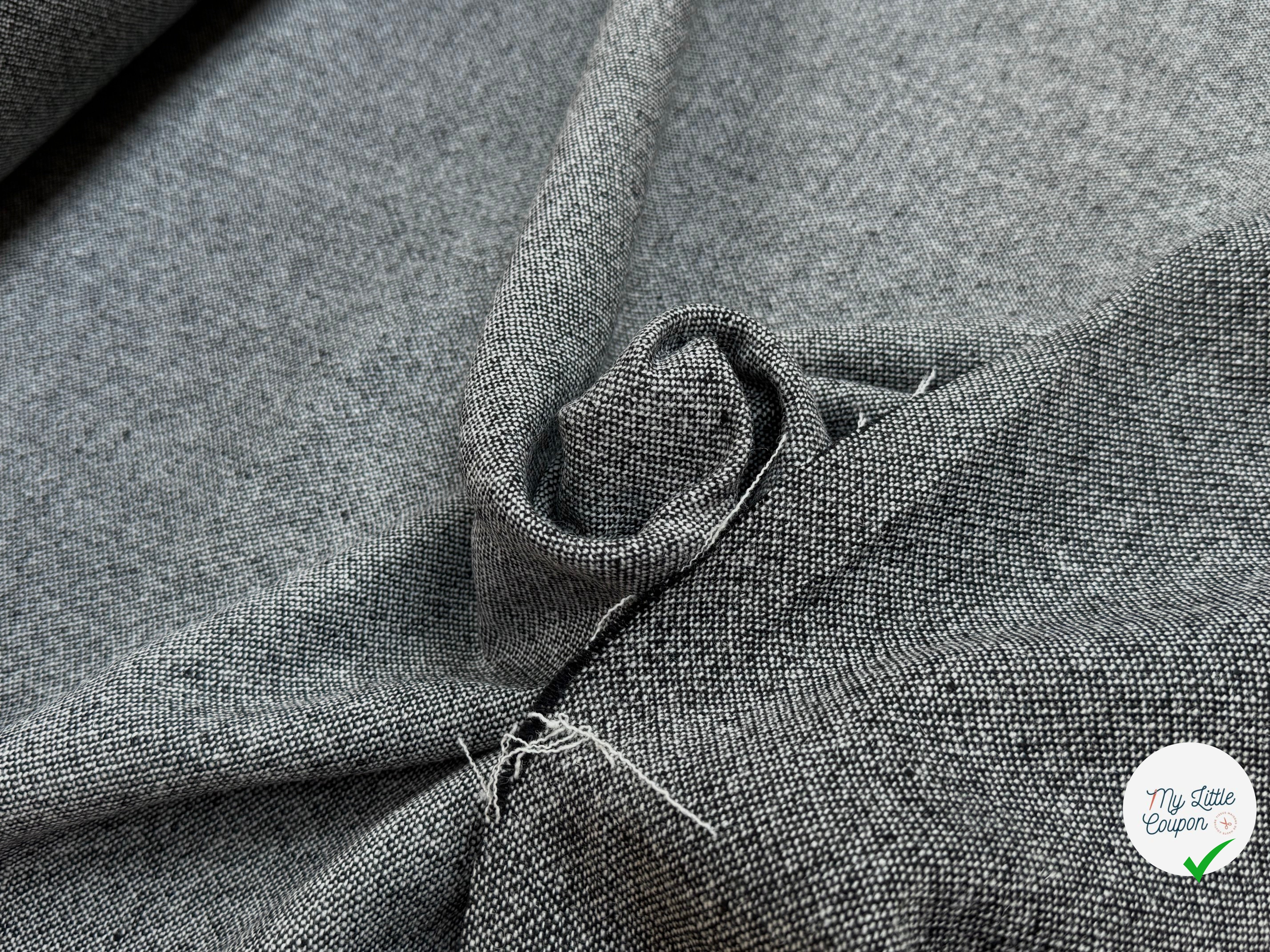 LAINE TRICOTÉE TRÈS BELLE GRIS CHINÉ - My Little Coupon