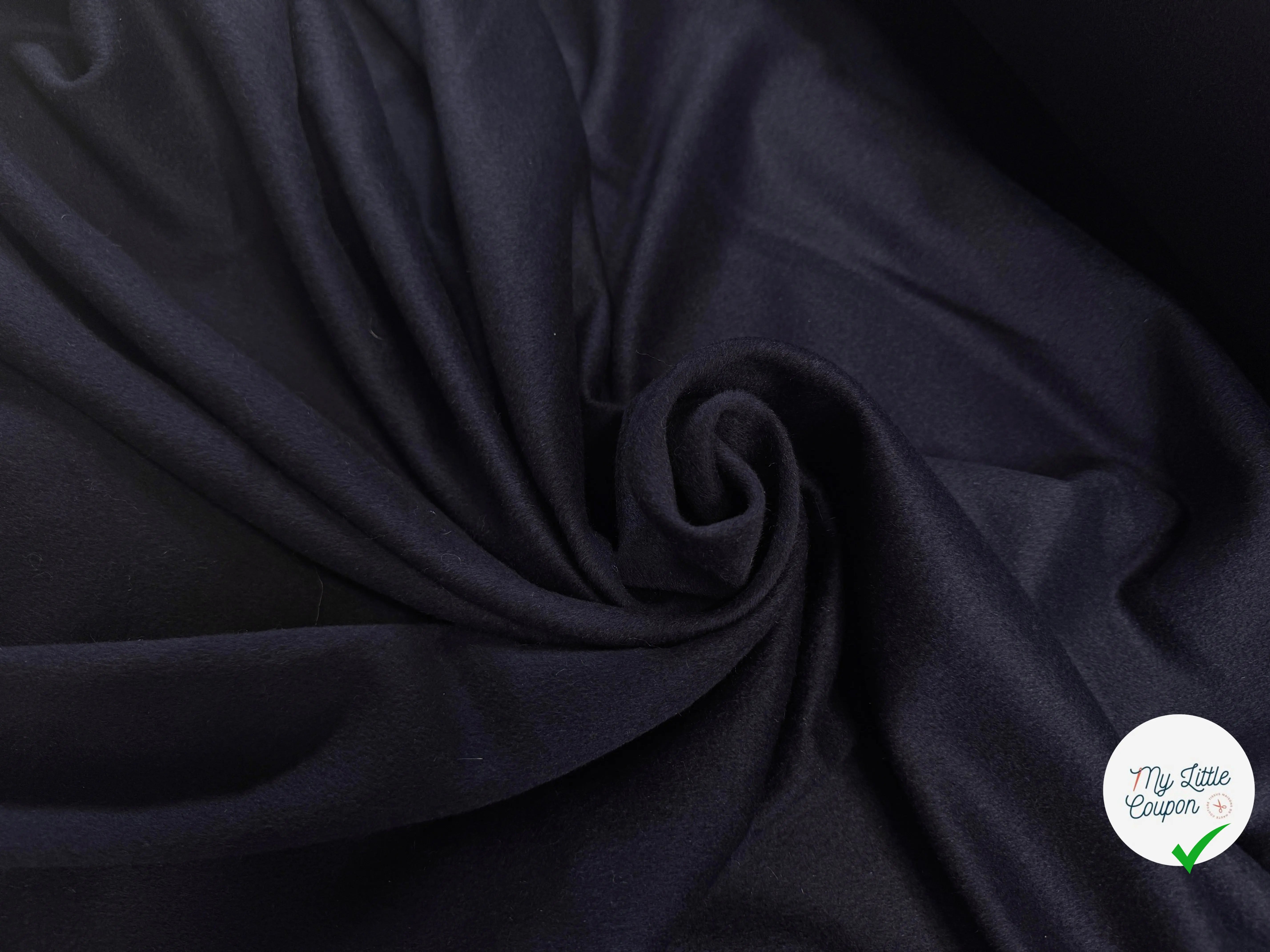 LAINE VIERGE BLEU NUIT 15% CACHEMIRE - My Little Coupon