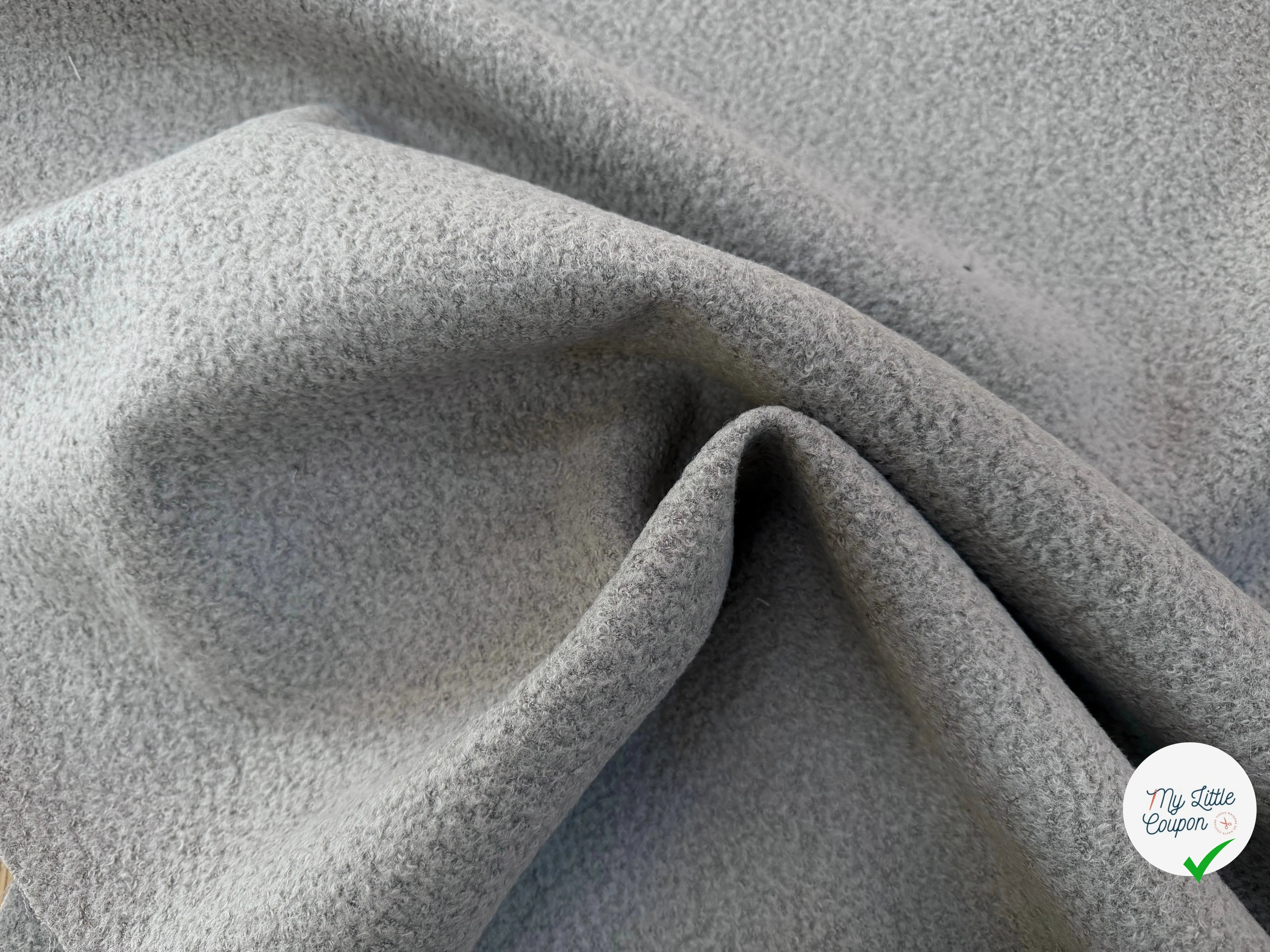 LAINE VIERGE ET BABY LAMA EFFET BOUCLE ARGILE - My Little Coupon