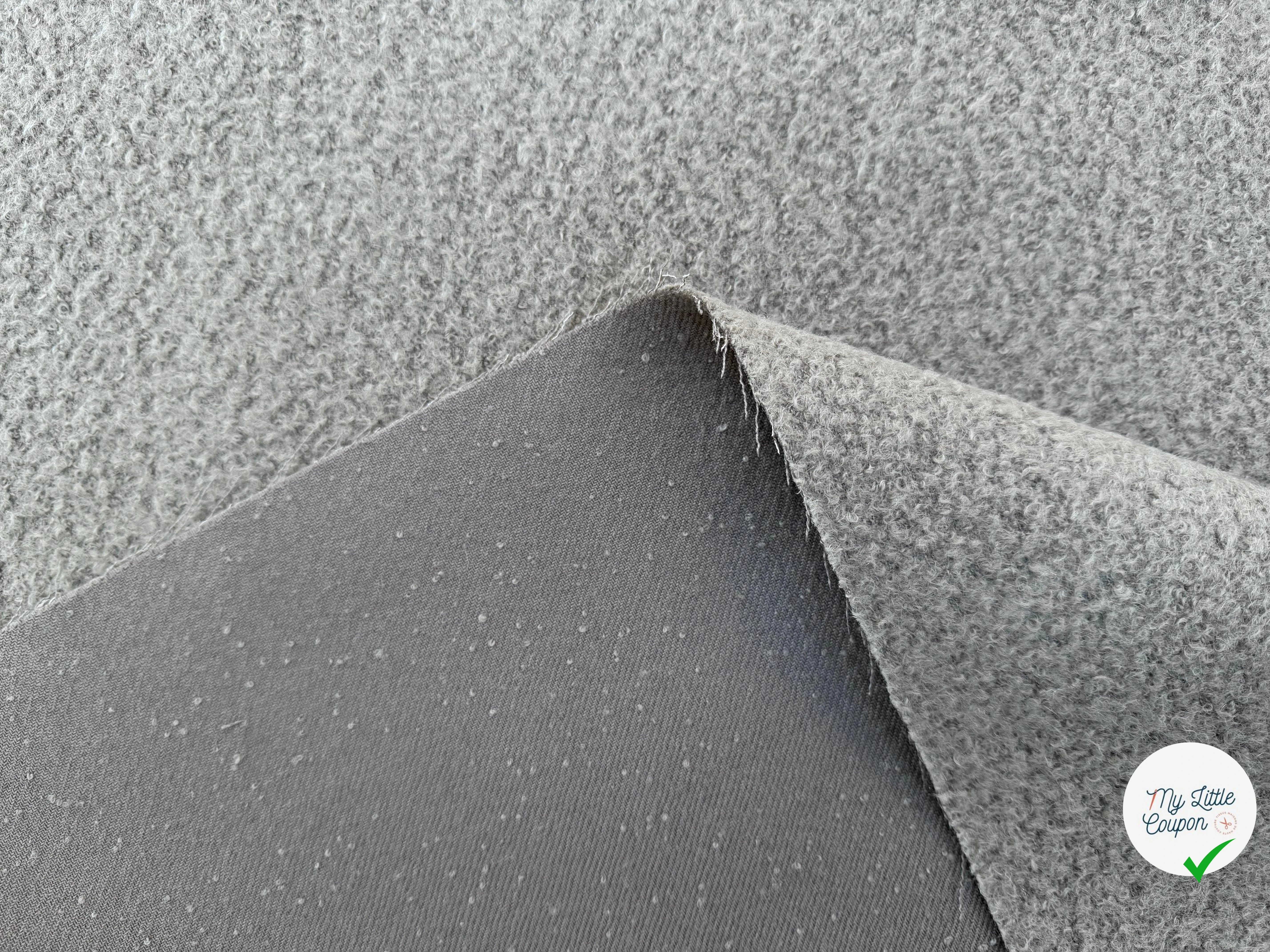 LAINE VIERGE ET BABY LAMA EFFET BOUCLE ARGILE - My Little Coupon