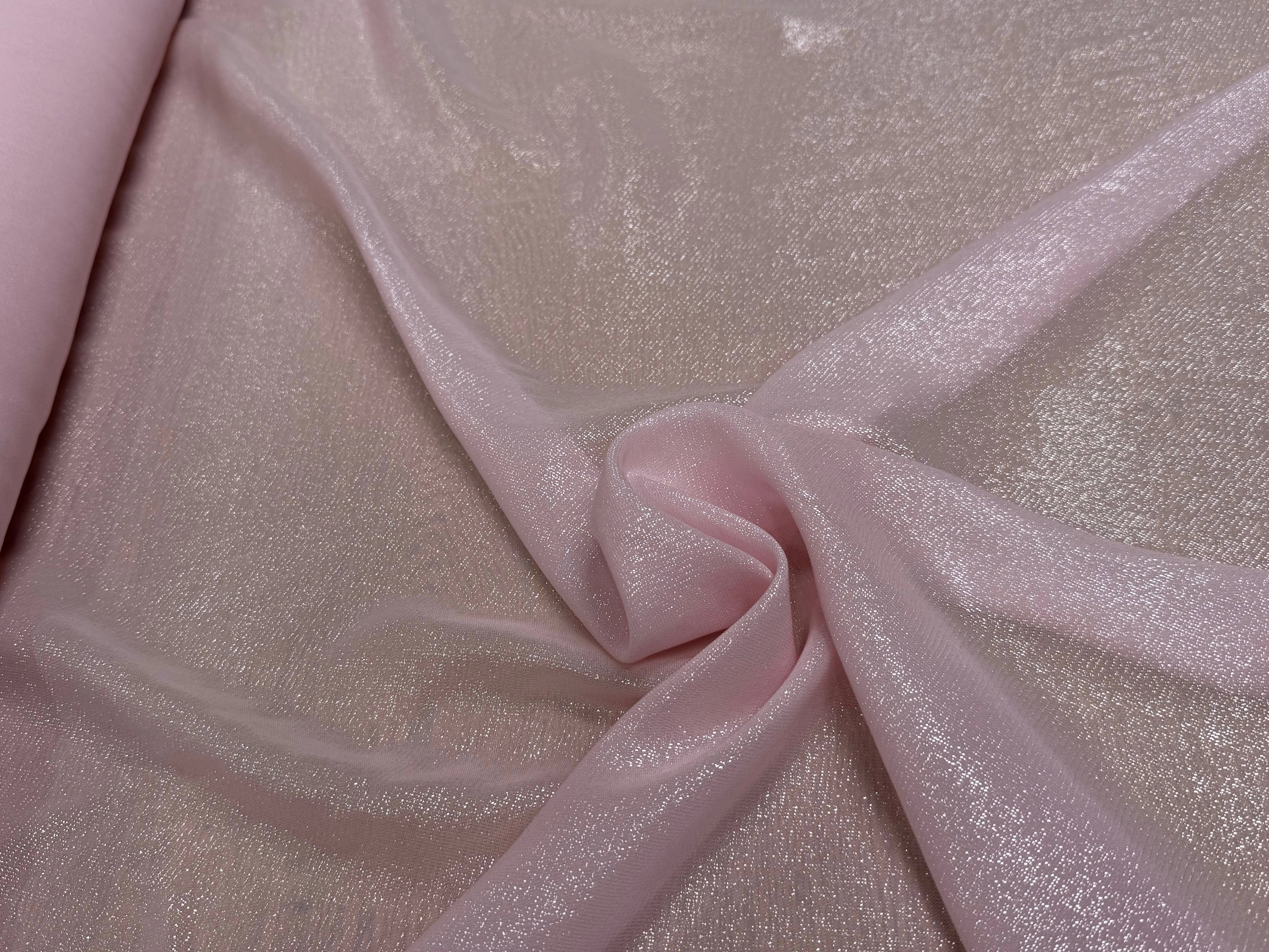 LAMÉ VISCOSE ROSE BARBE À PAPA - My Little Coupon
