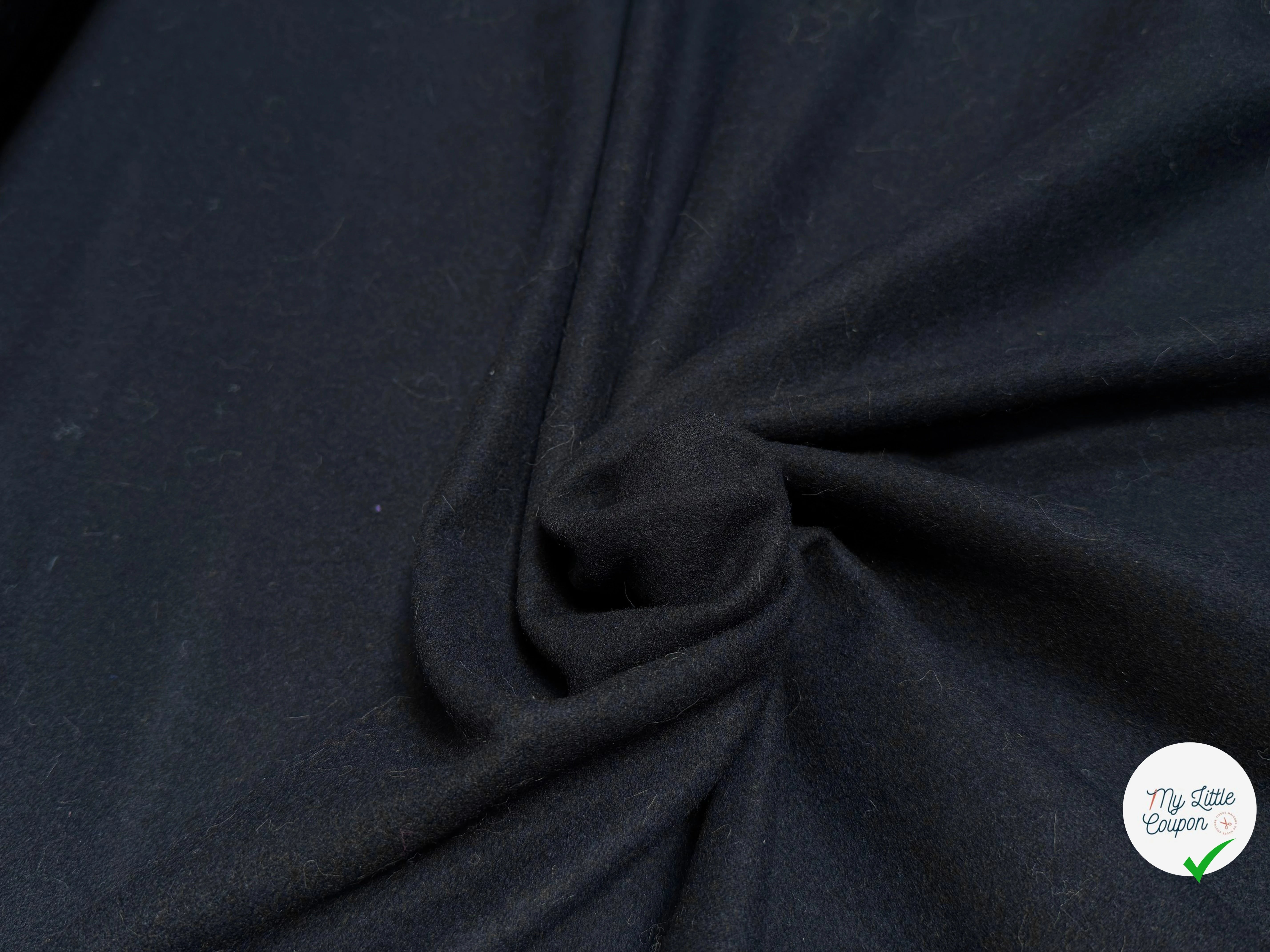 LANAIGE MANTEAU 80% LAINE BLEU NUIT - My Little Coupon
