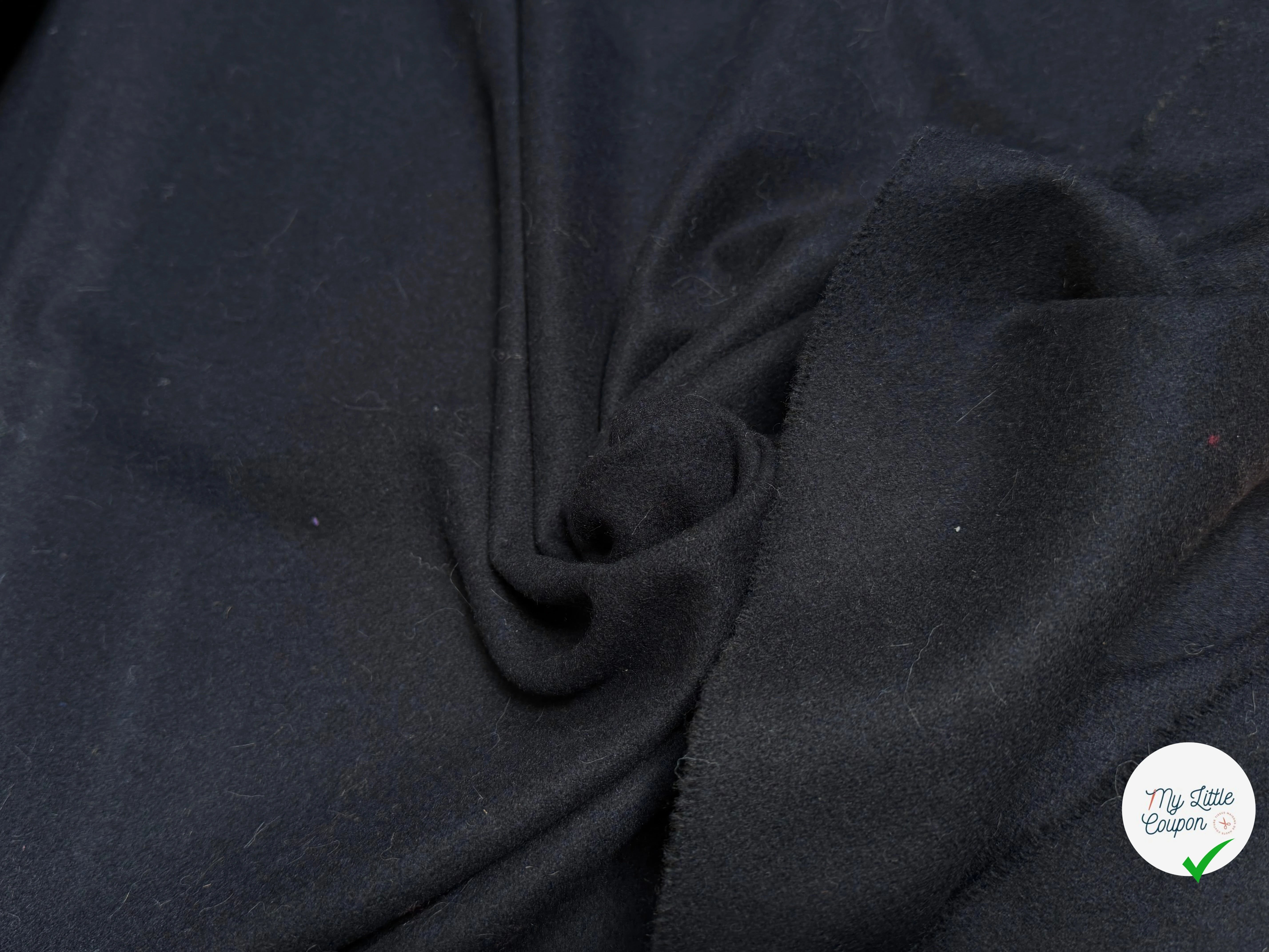 LANAIGE MANTEAU 80% LAINE BLEU NUIT - My Little Coupon