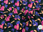 LENZING™ ECOVERO™ AMIRA FLORAL NERID – DARK GREEN - My Little Coupon